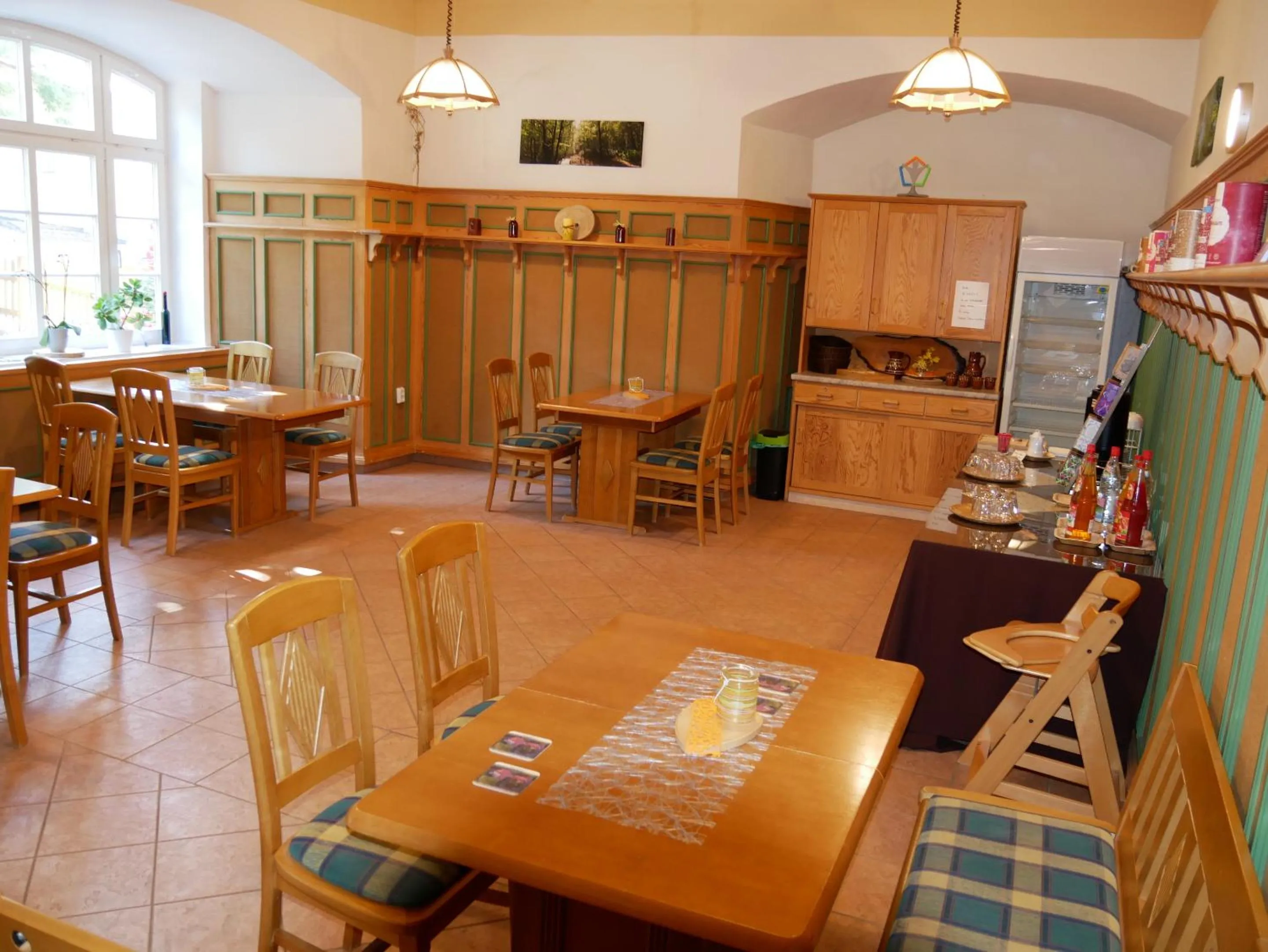 Dining area in Schloss Goldacker - das Schloss der Gesundheit