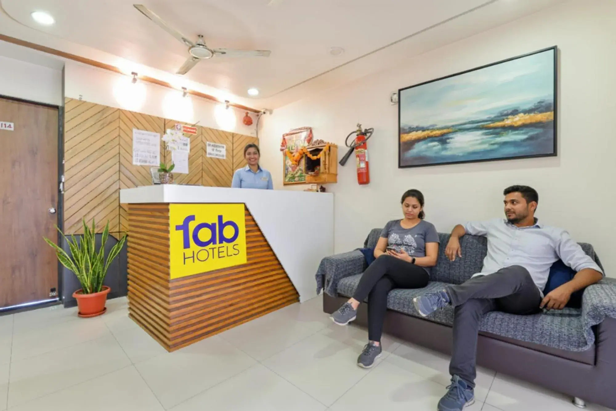 Lobby or reception in FabHotel Crystal - Nr Odau Ring Road Lobby or reception in FabHotel Crystal - Nr Odau Ring Road