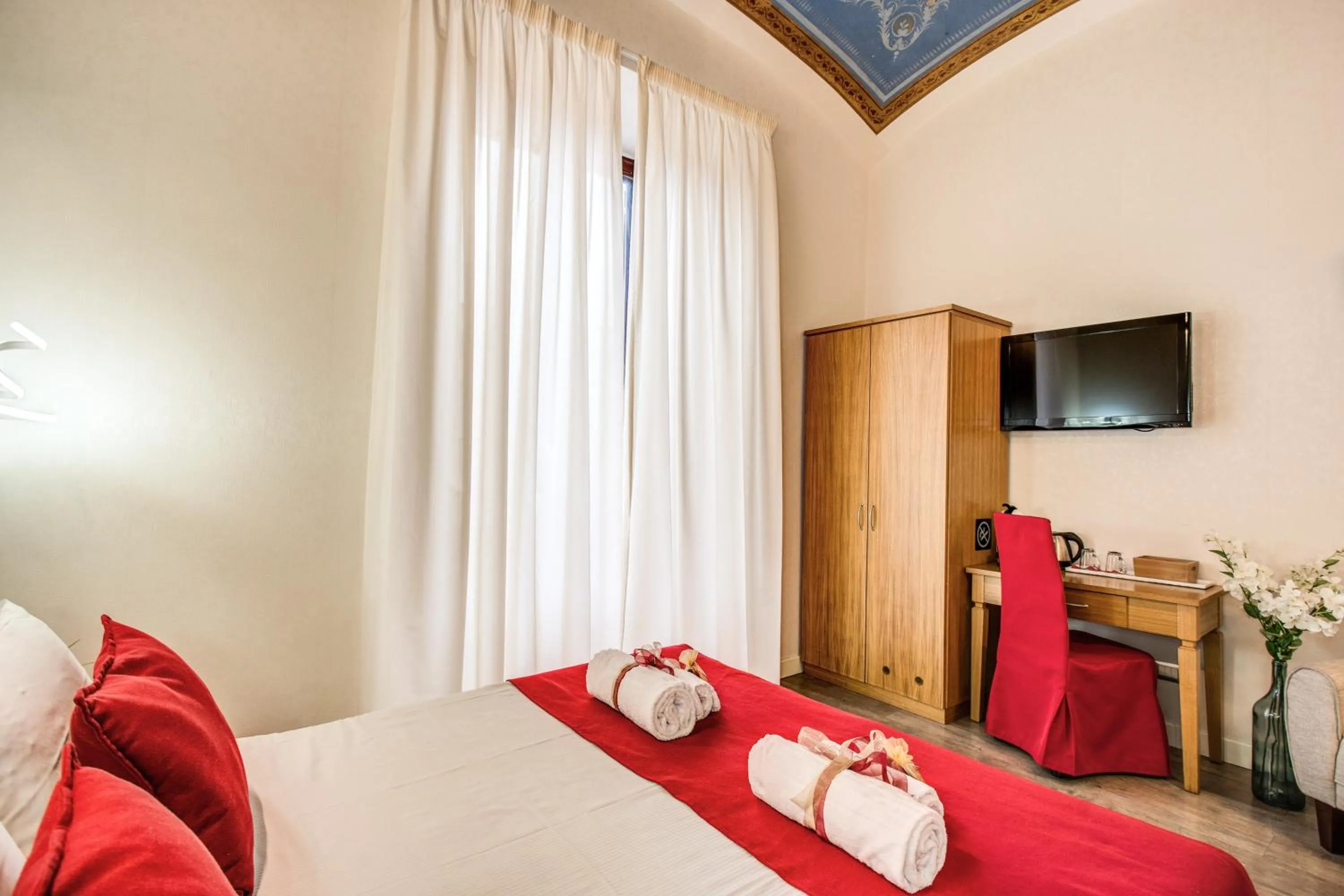 Decorative detail, Bed in Auditorium Mecenate