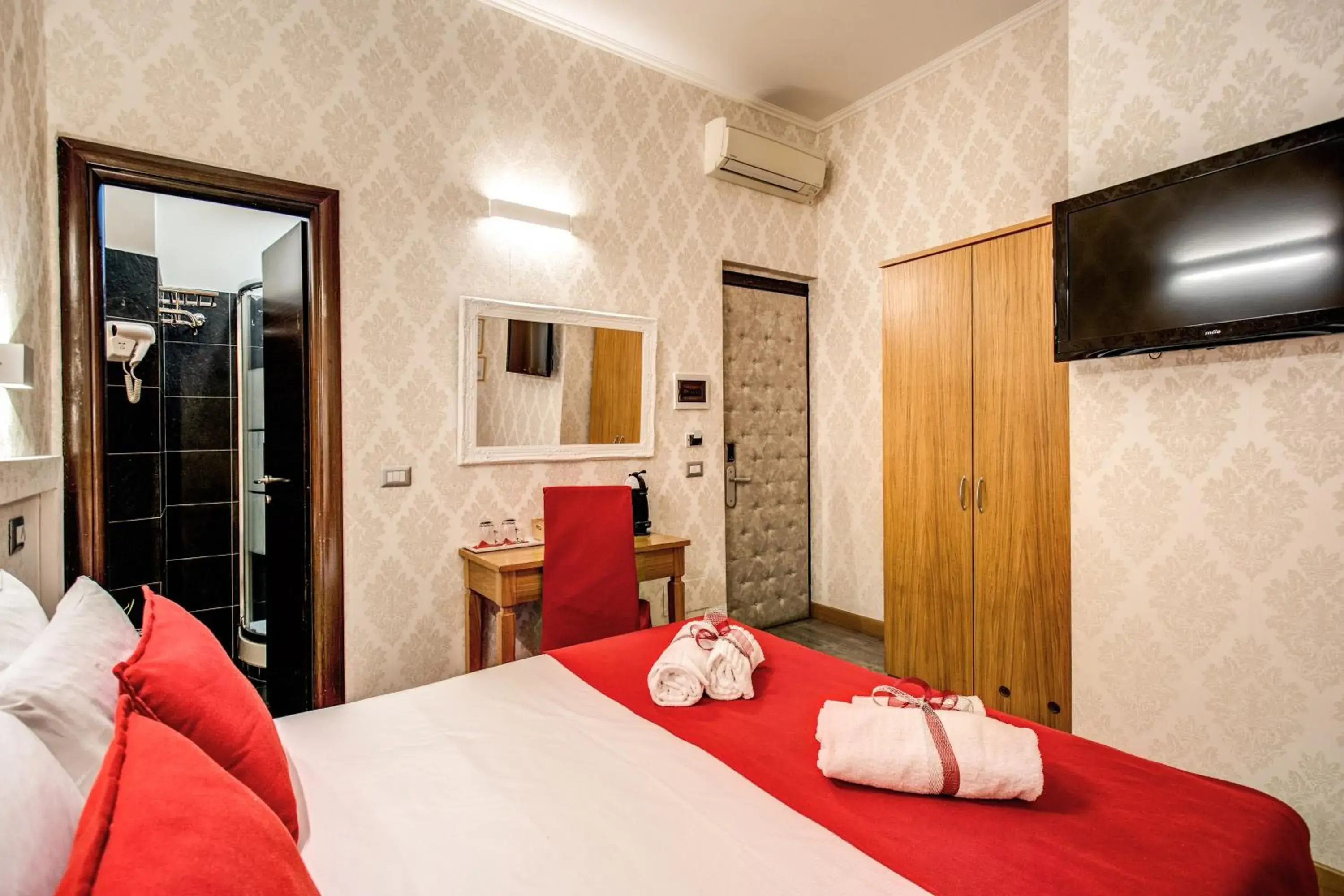 Bedroom, Bed in Auditorium Mecenate Bedroom, Bed in Auditorium Mecenate