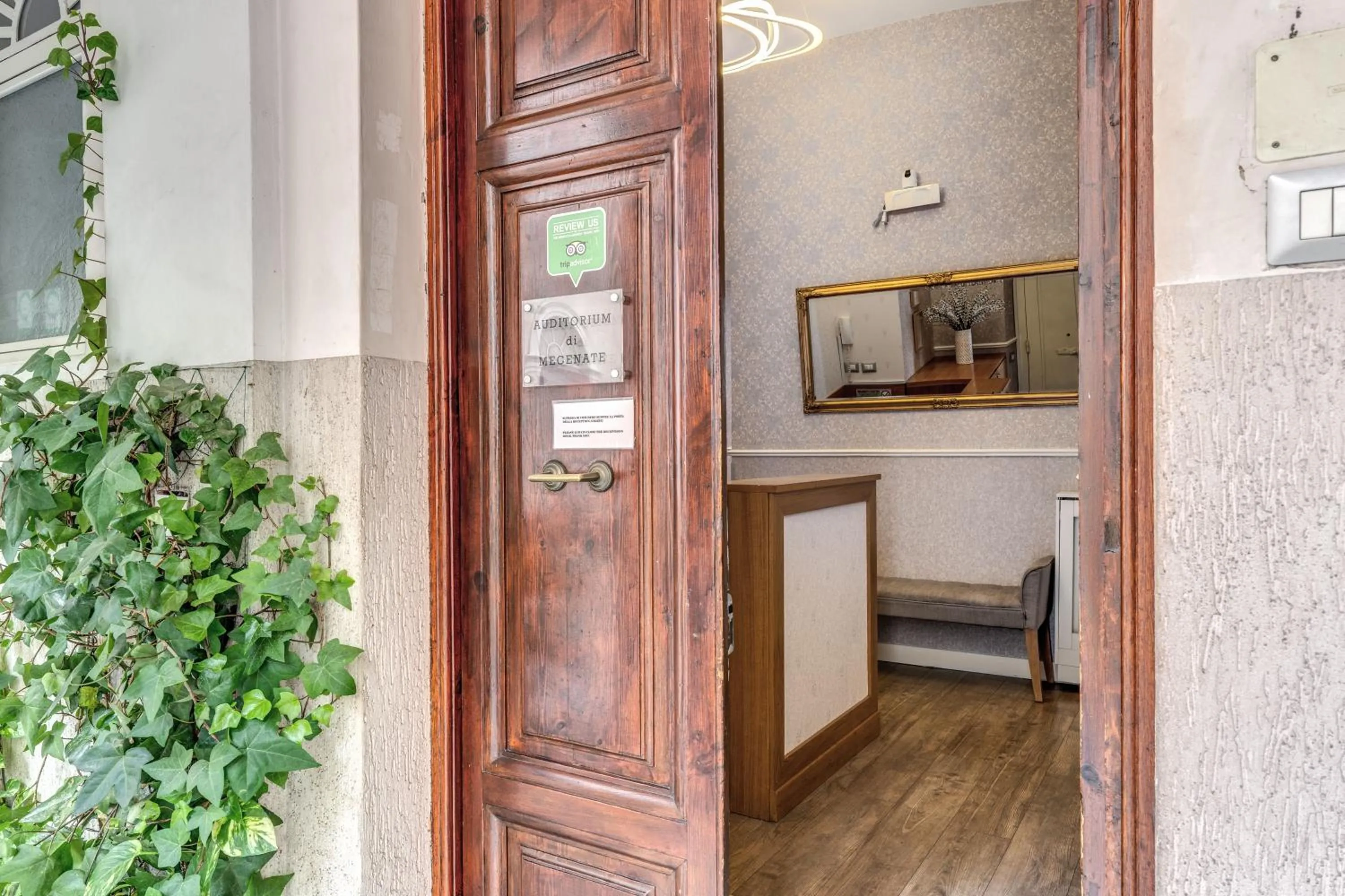 Facade/entrance in Auditorium Mecenate