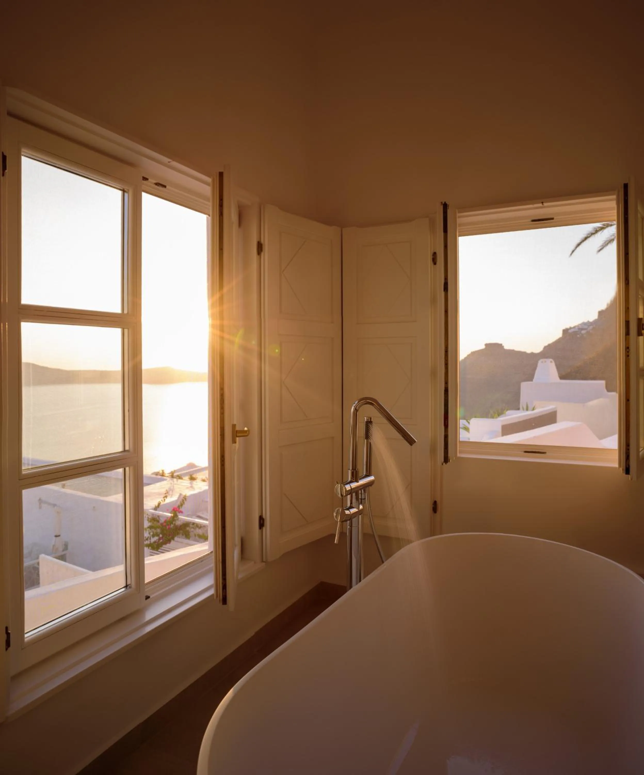 Bed in Anemos Family Suites