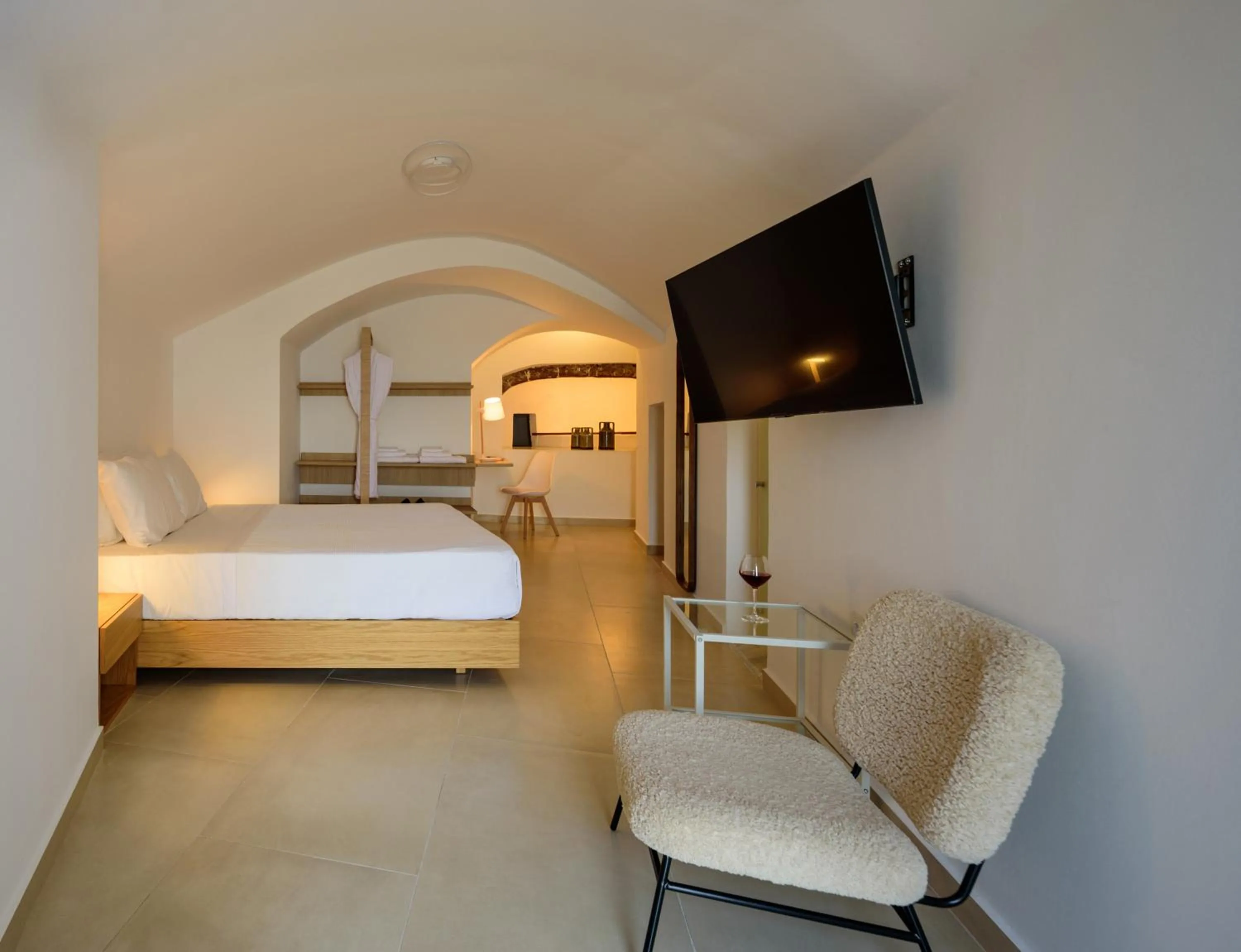 Cave Suite with Terrace in Anemos Family Suites