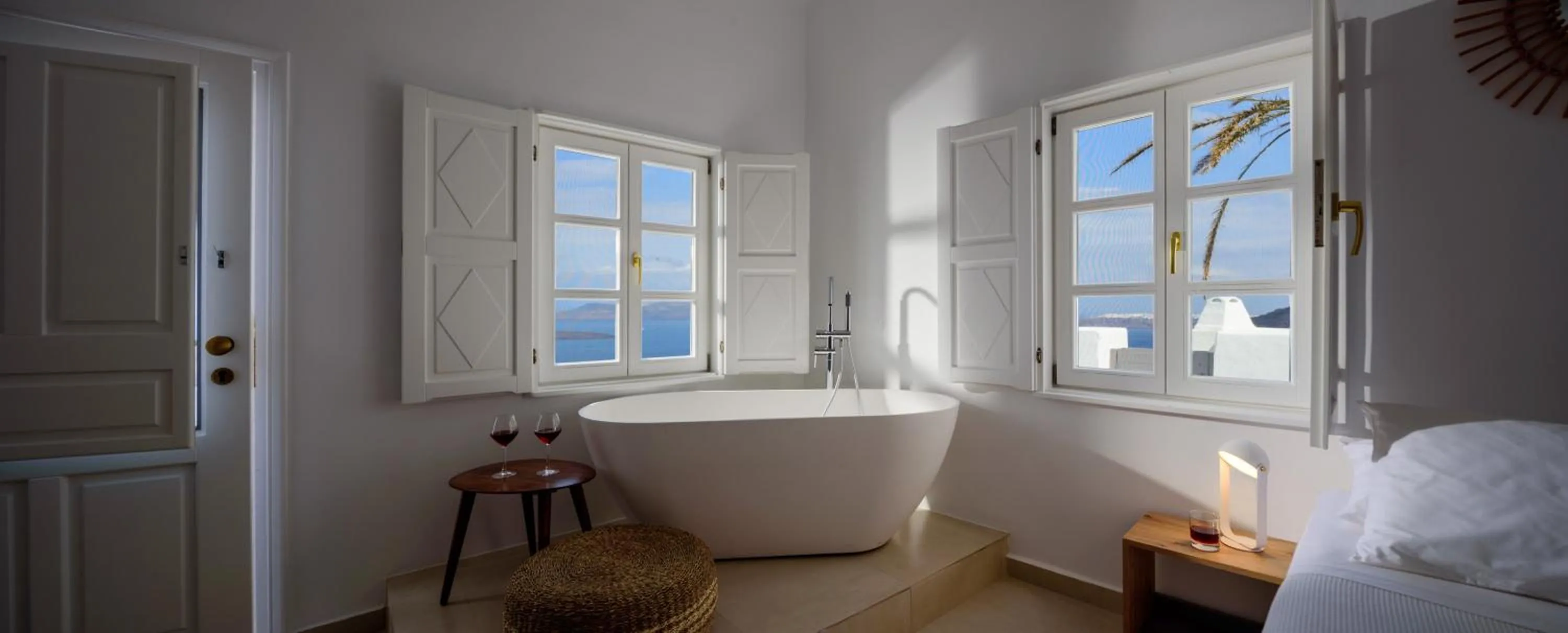 Bed in Anemos Family Suites