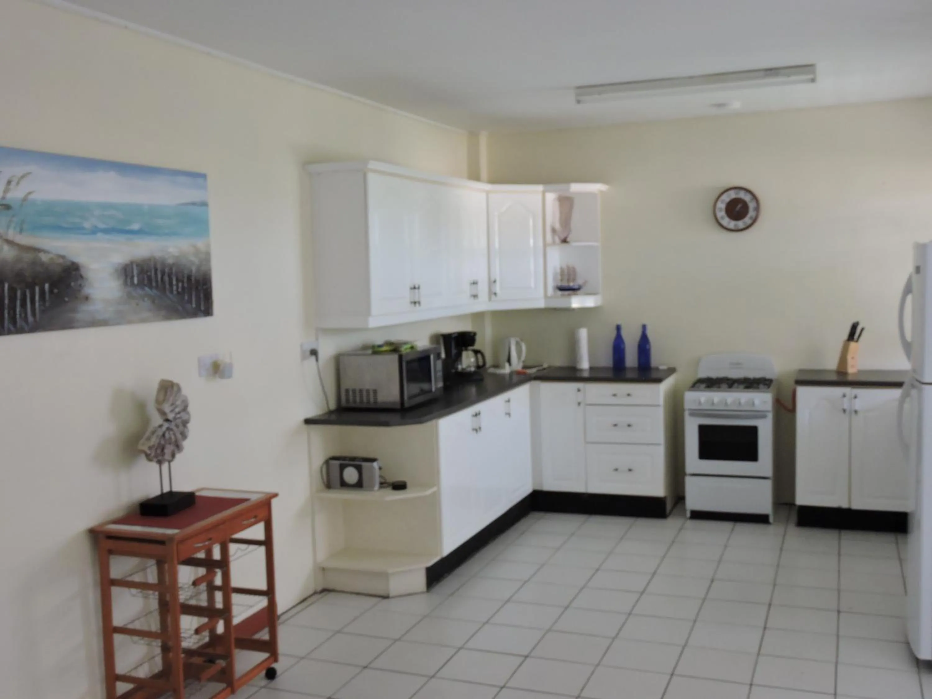 Kitchen or kitchenette in Amazing Beach View Apartments