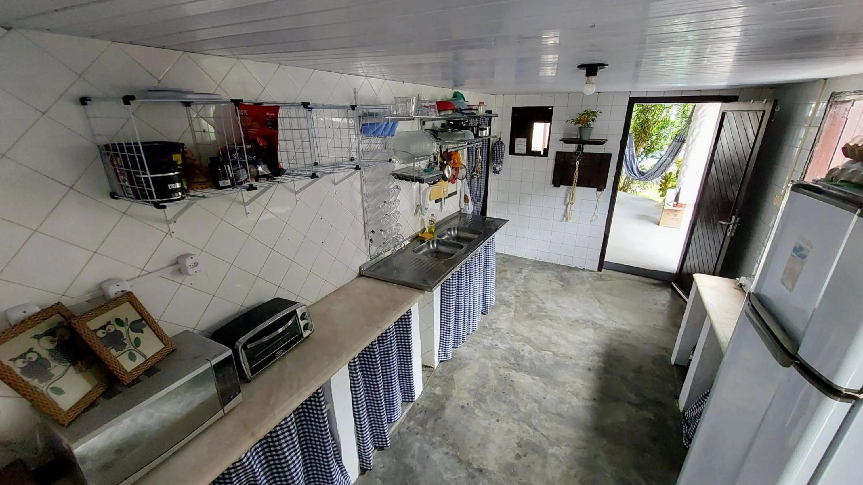 Kitchen or kitchenette in Pousada Toa Toa Em Pipa