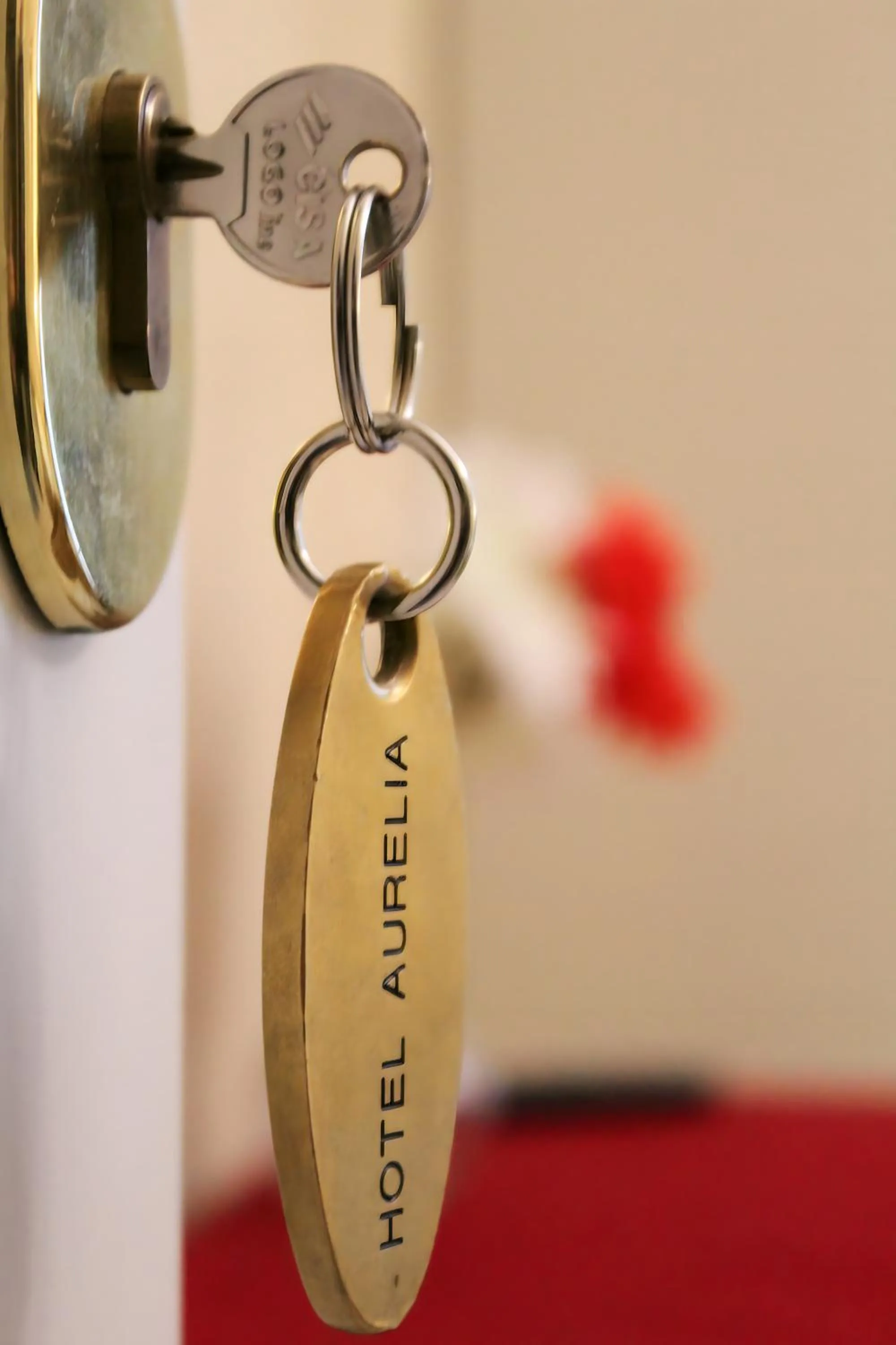 Decorative detail, Bed in Hotel Aurelia Milano Centrale