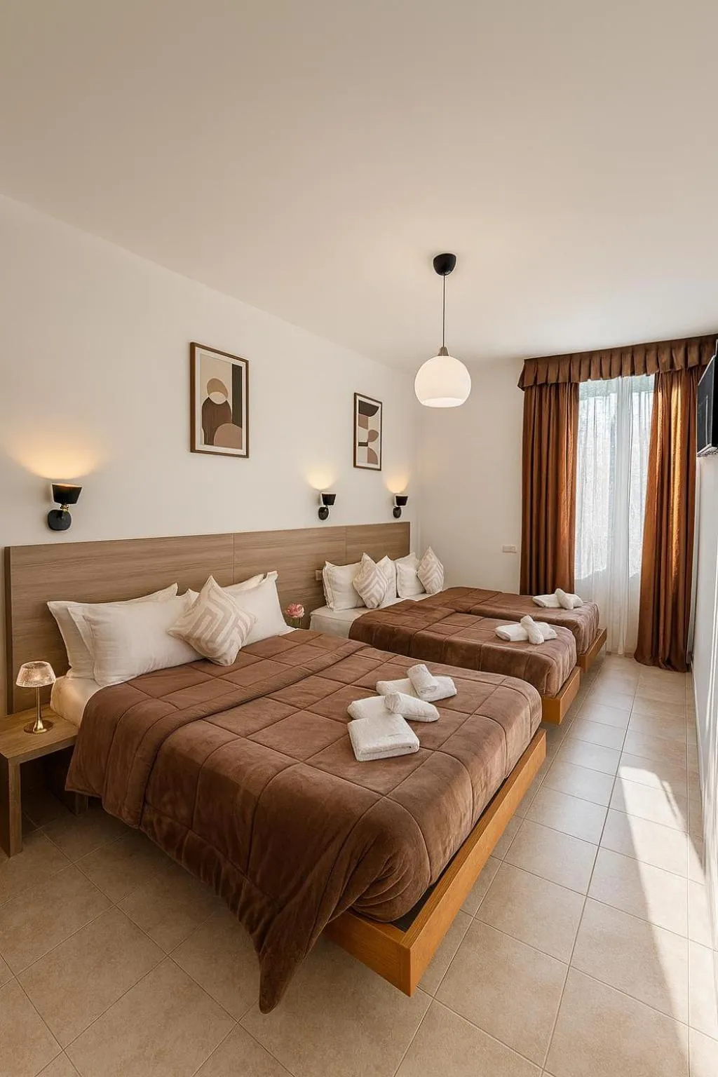 Photo of the whole room, Bed in Hotel Aurelia Milano Centrale