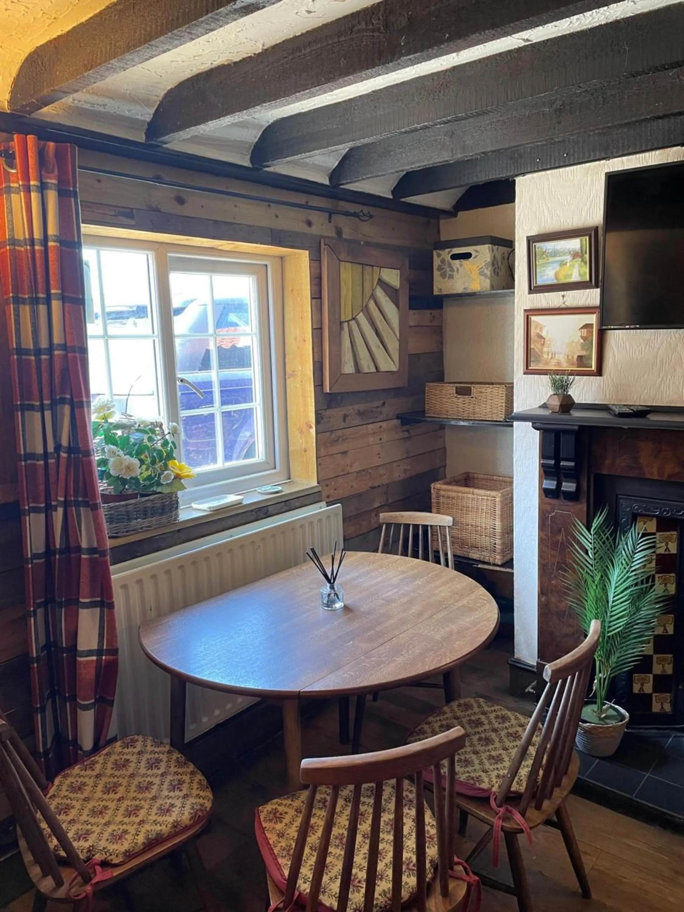 Seating area in OYO Yarm Cottages