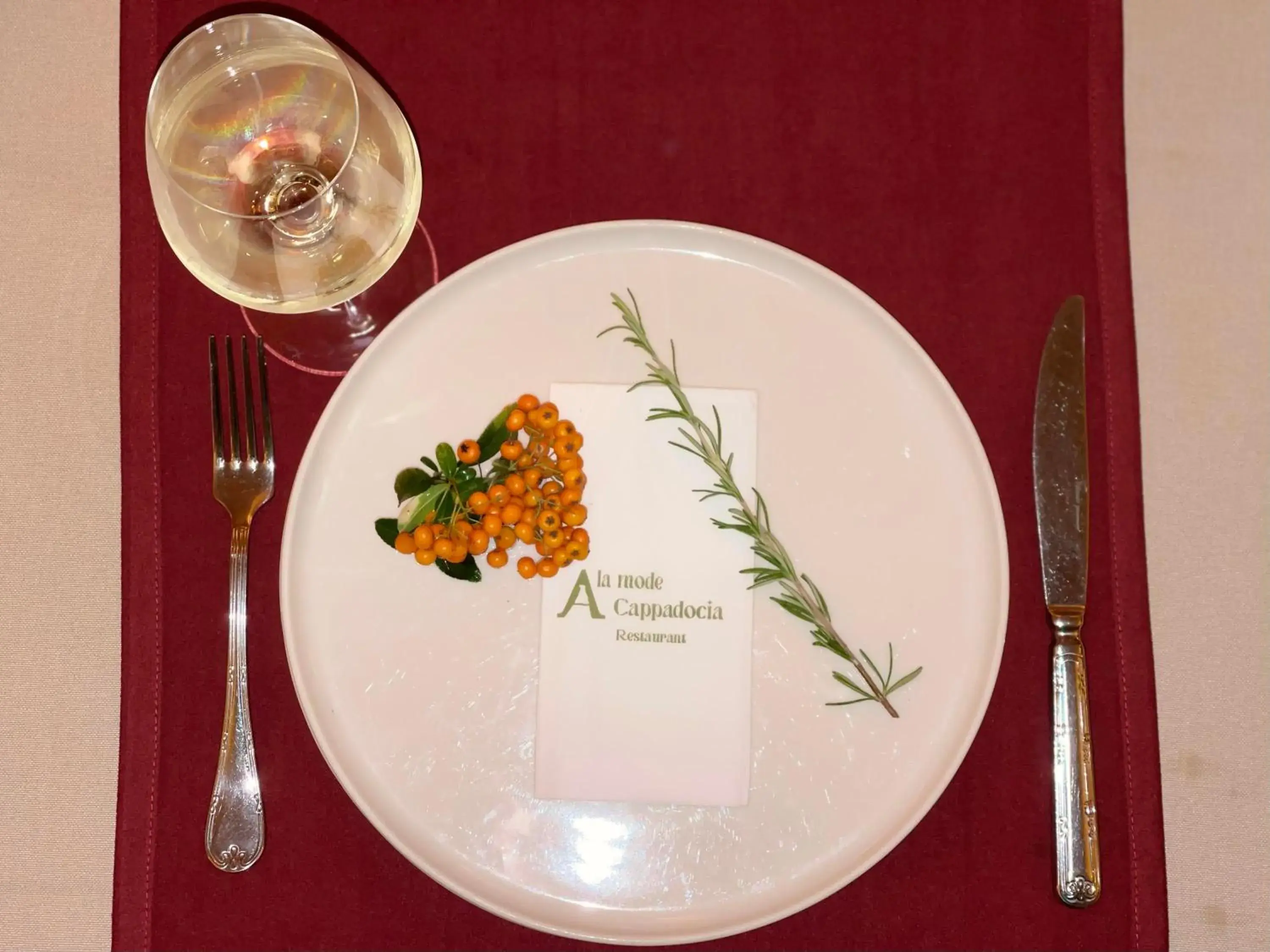 Food and drinks in A La Mode Cappadocia Food and drinks in A La Mode Cappadocia