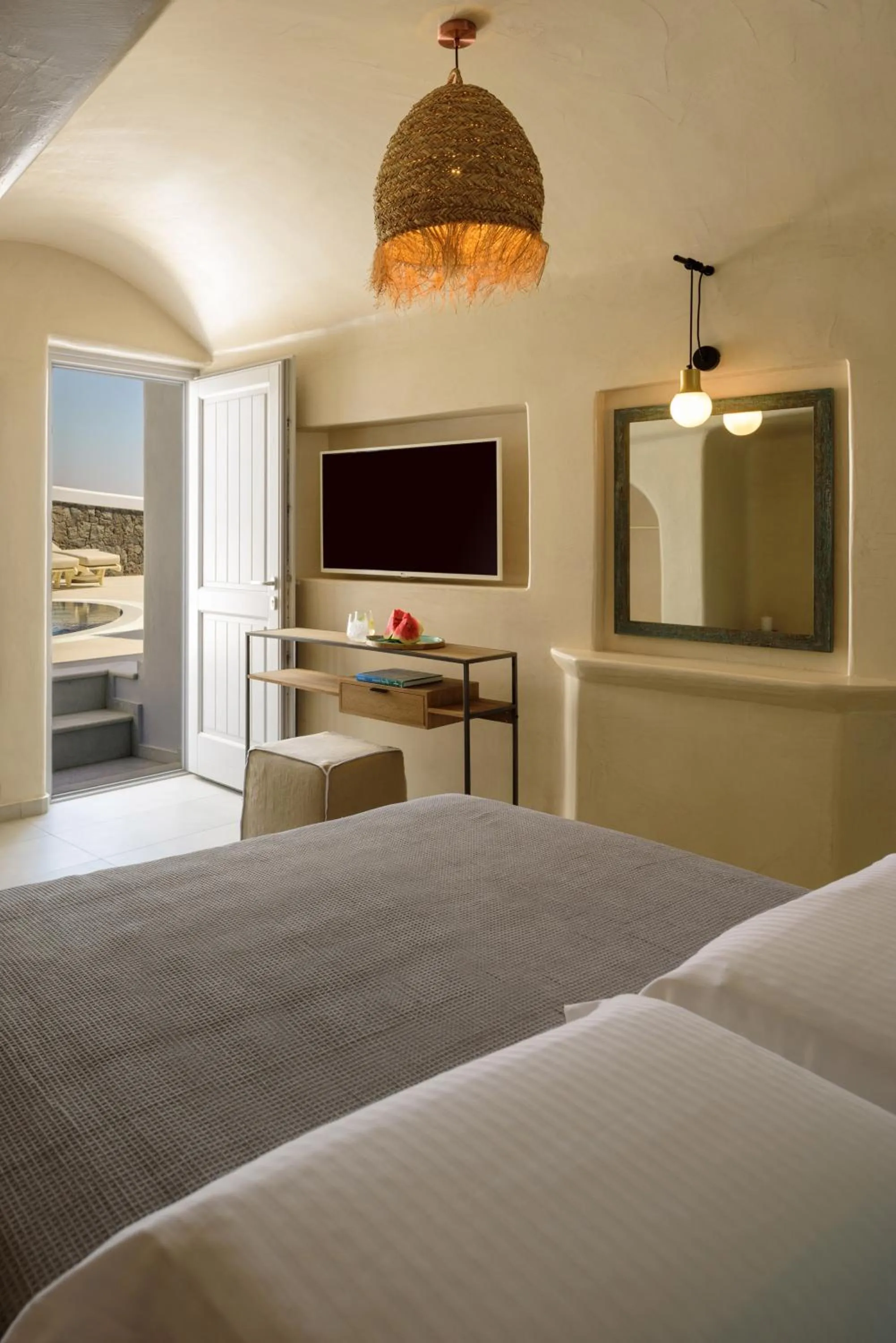 Bed in Acro Blue Luxury Villas