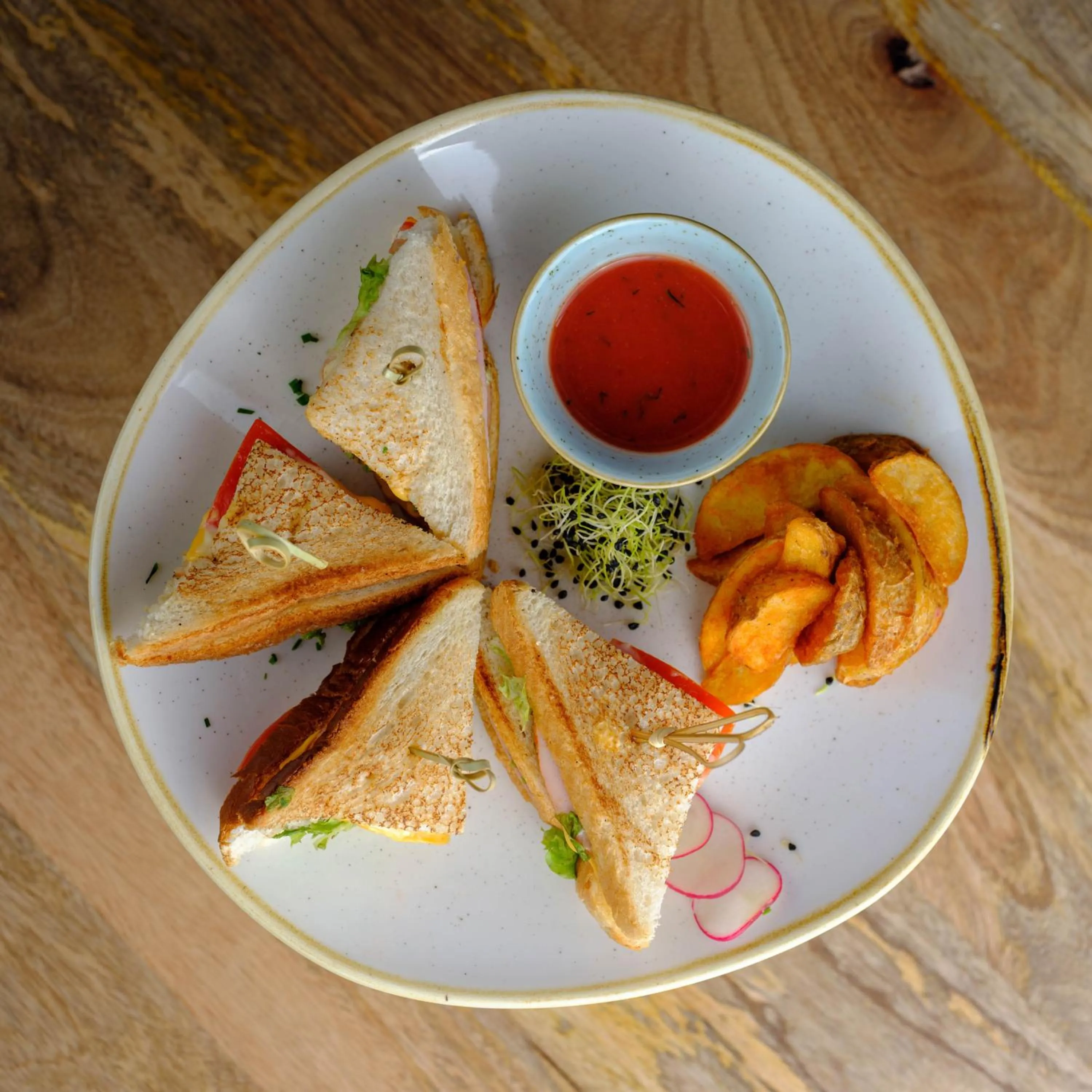 Breakfast in Acro Blue Luxury Villas