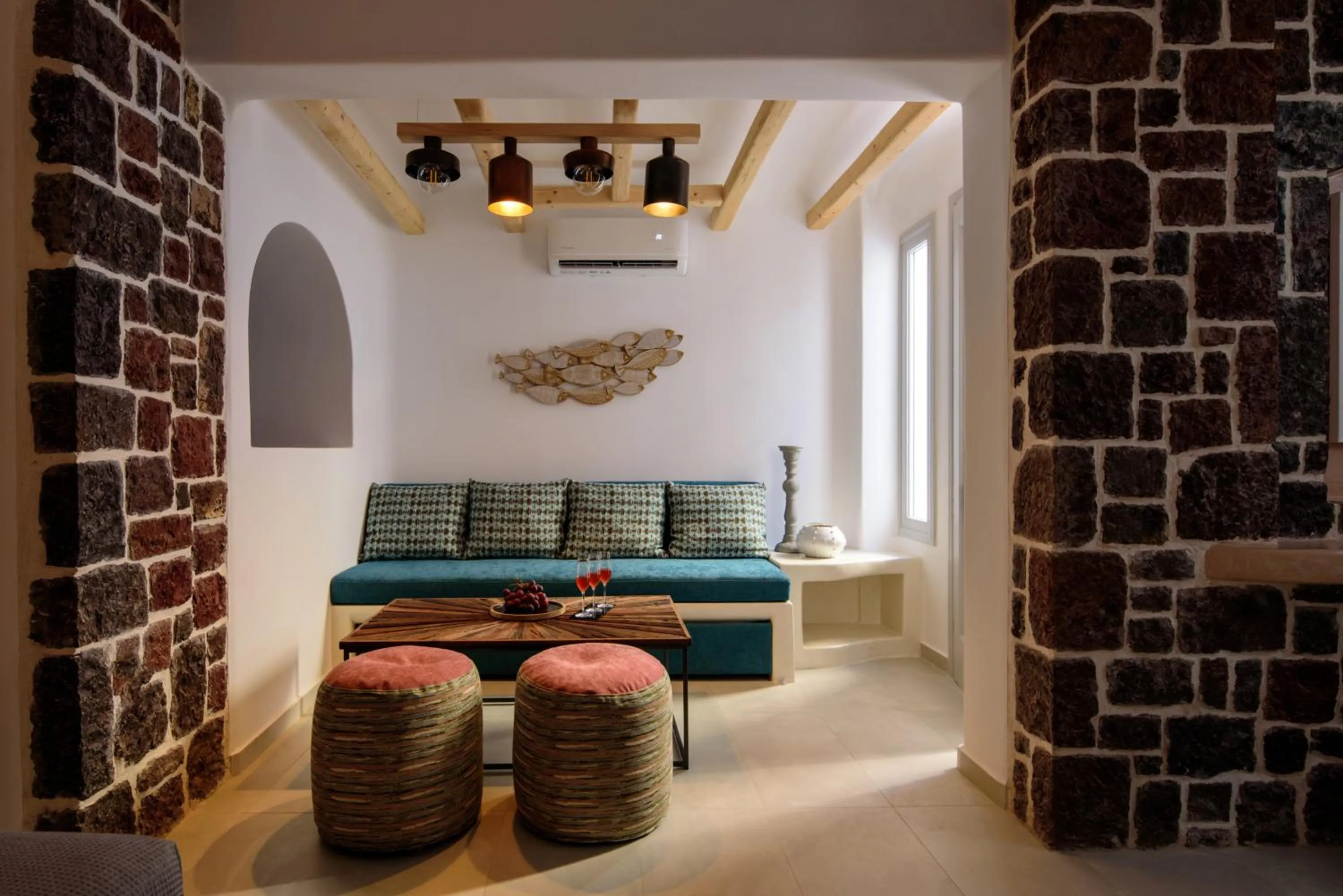 Living room in Acro Blue Luxury Villas