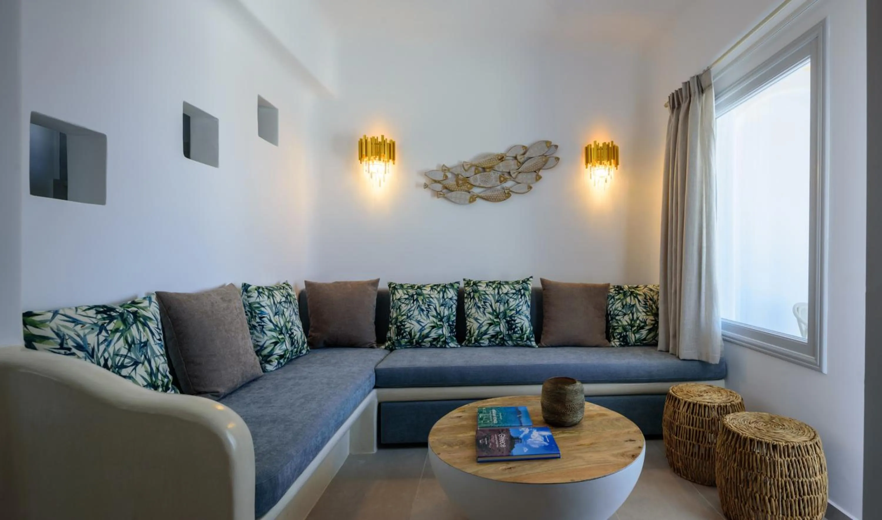 Living room in Acro Blue Luxury Villas