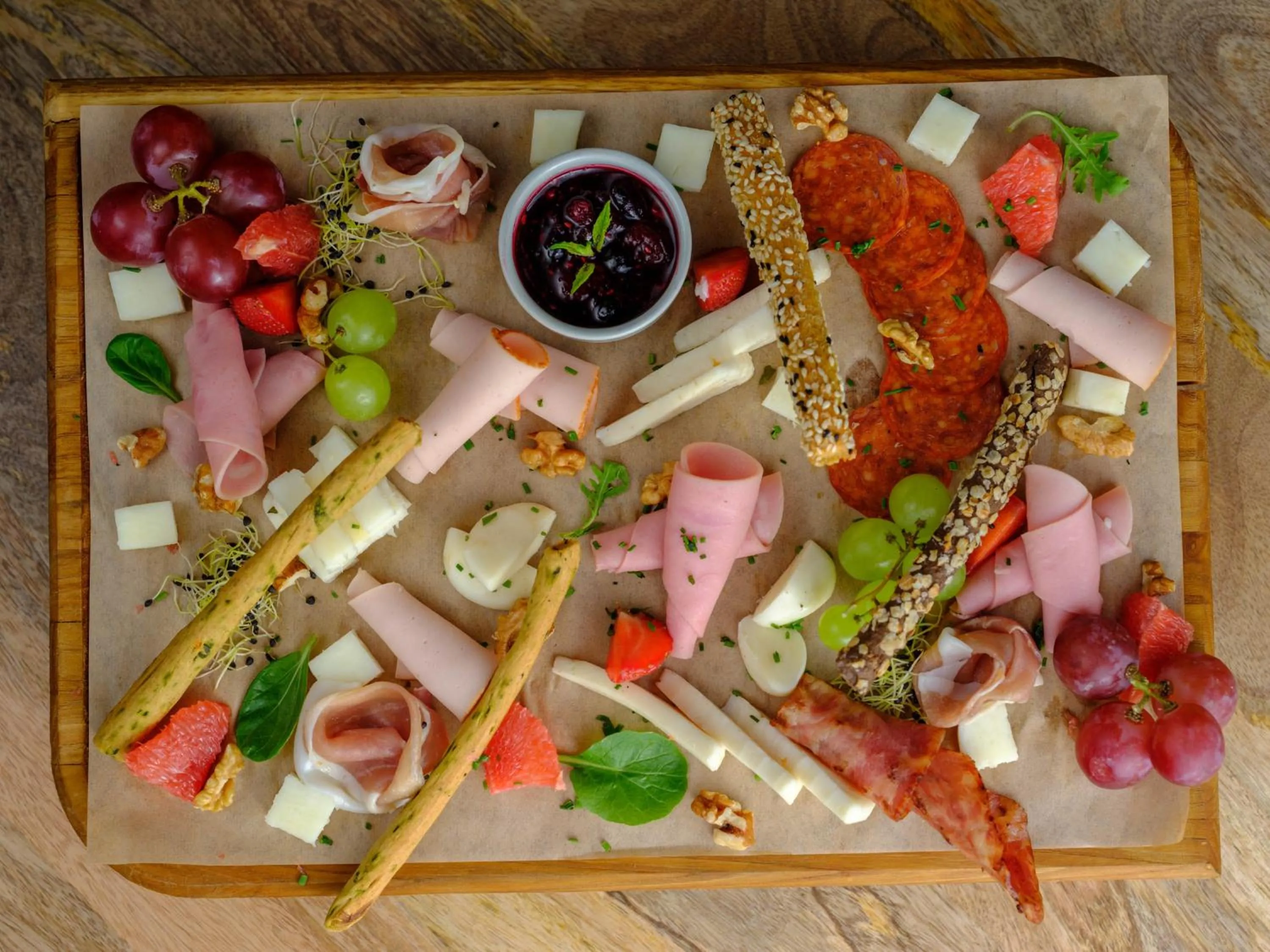 Breakfast in Acro Blue Luxury Villas