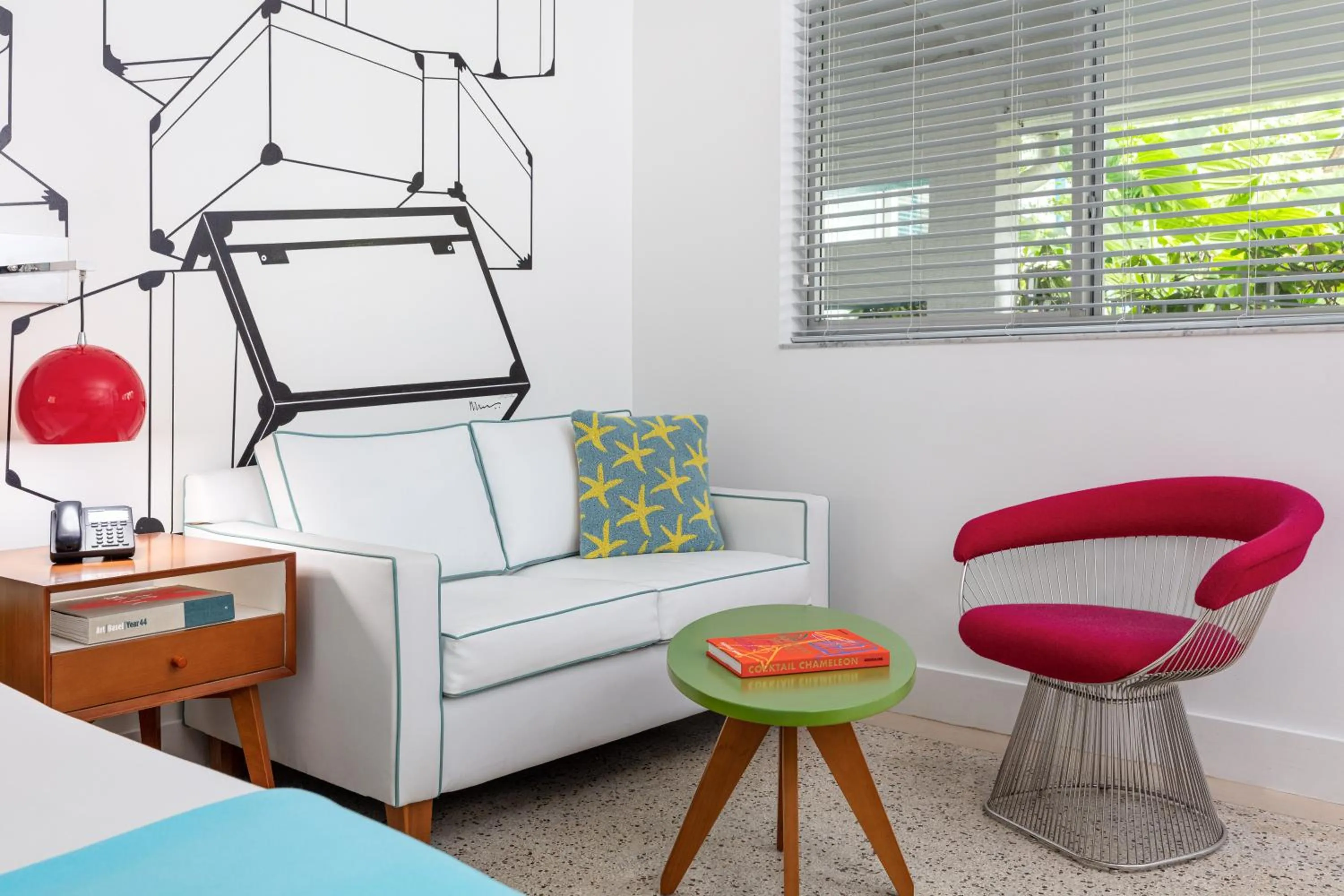 Decorative detail in The Vagabond Hotel Miami