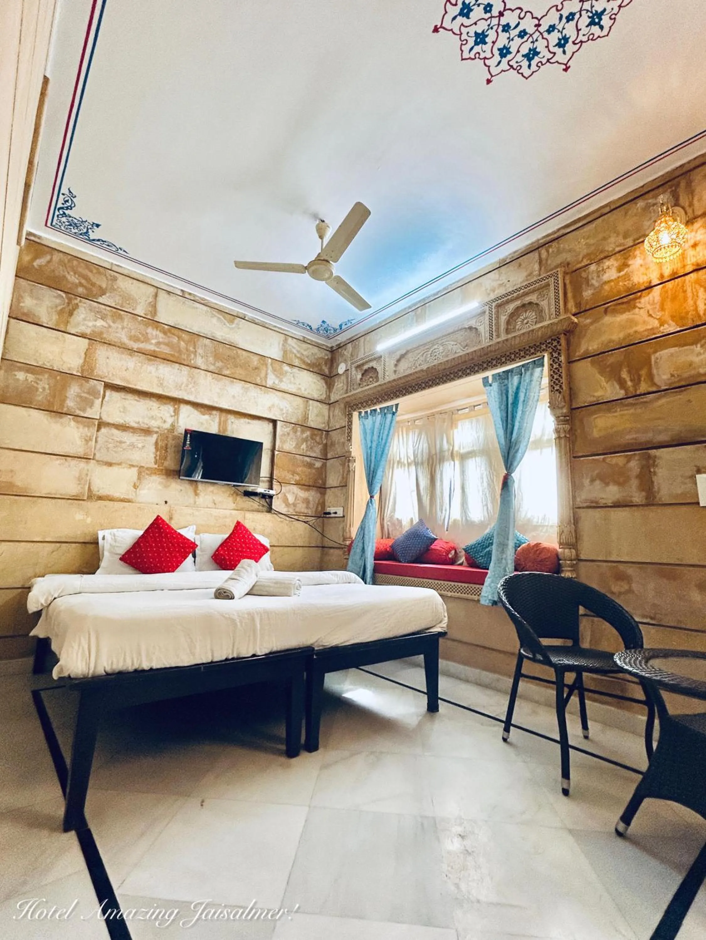 Bed in Hotel Amazing Jaisalmer