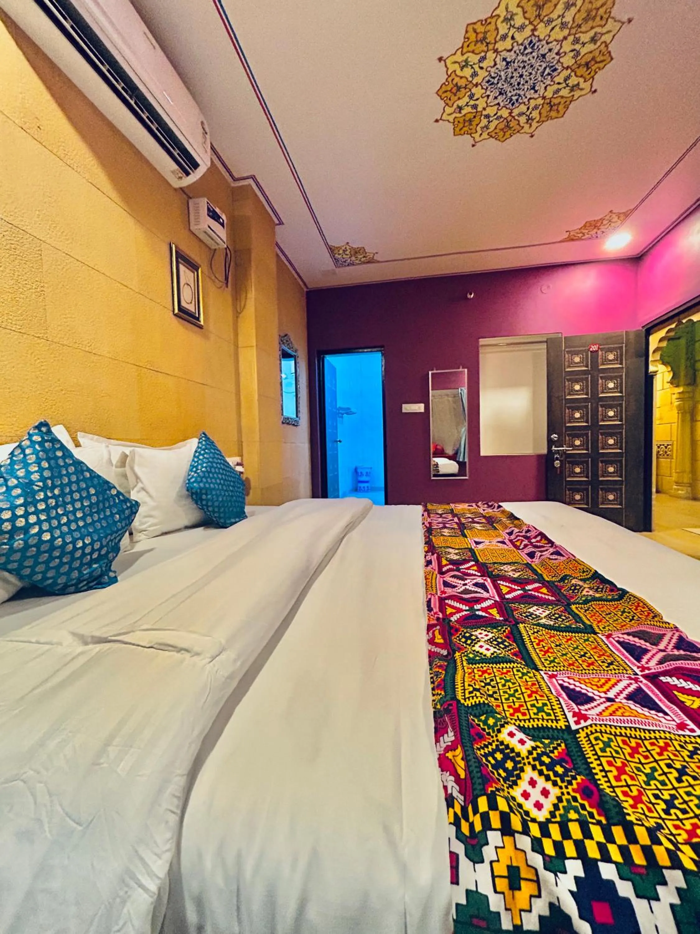 Bed in Hotel Amazing Jaisalmer