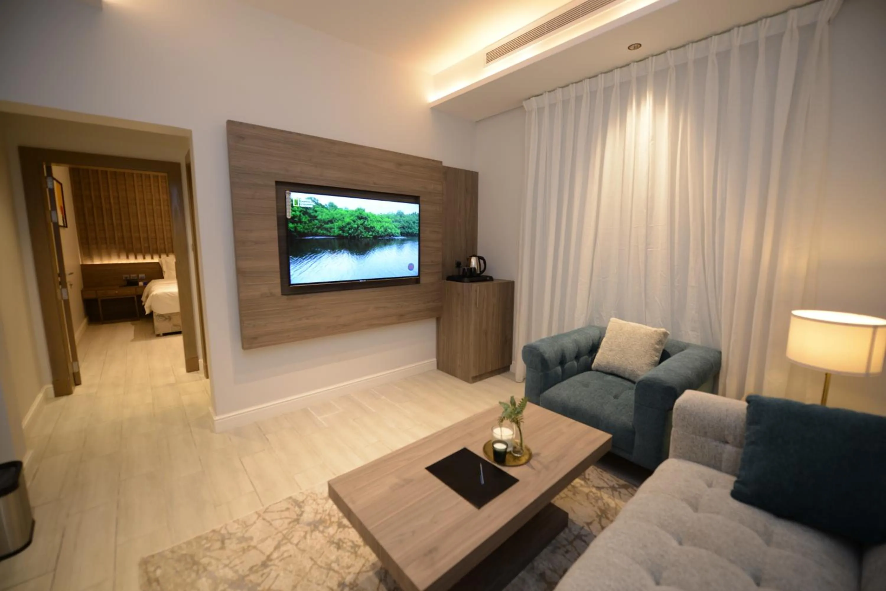 Seating area in Wdf Serviced Apartments