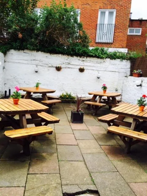 Patio in The Swan Inn Pub