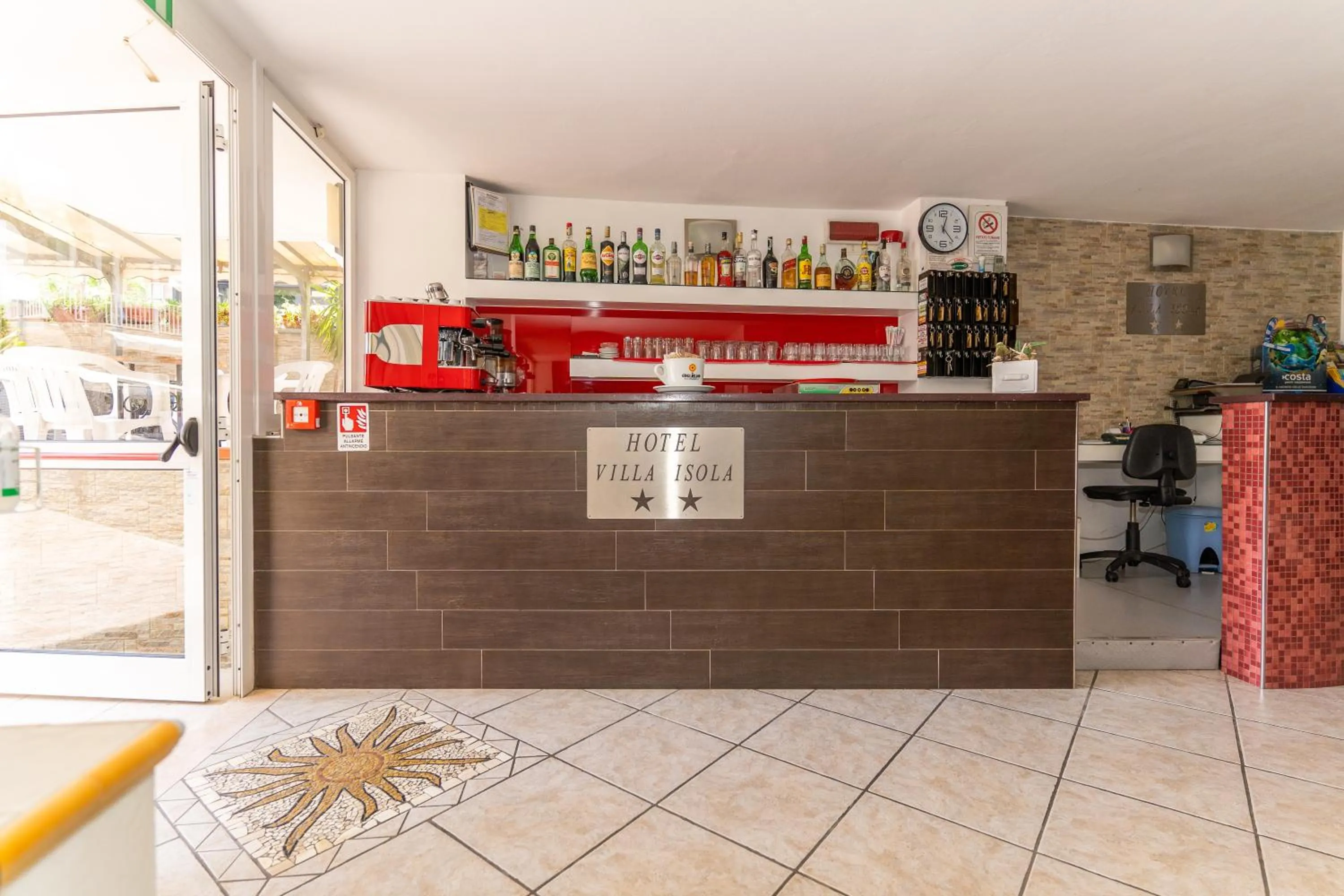 Lobby or reception in Hotel Villa Isola