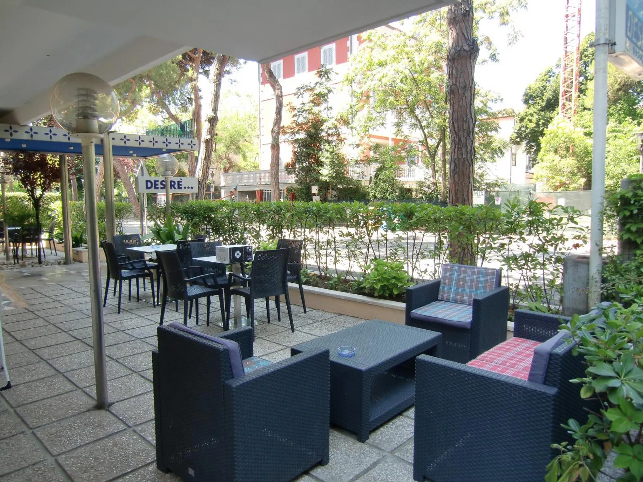 Garden in Hotel Desire'