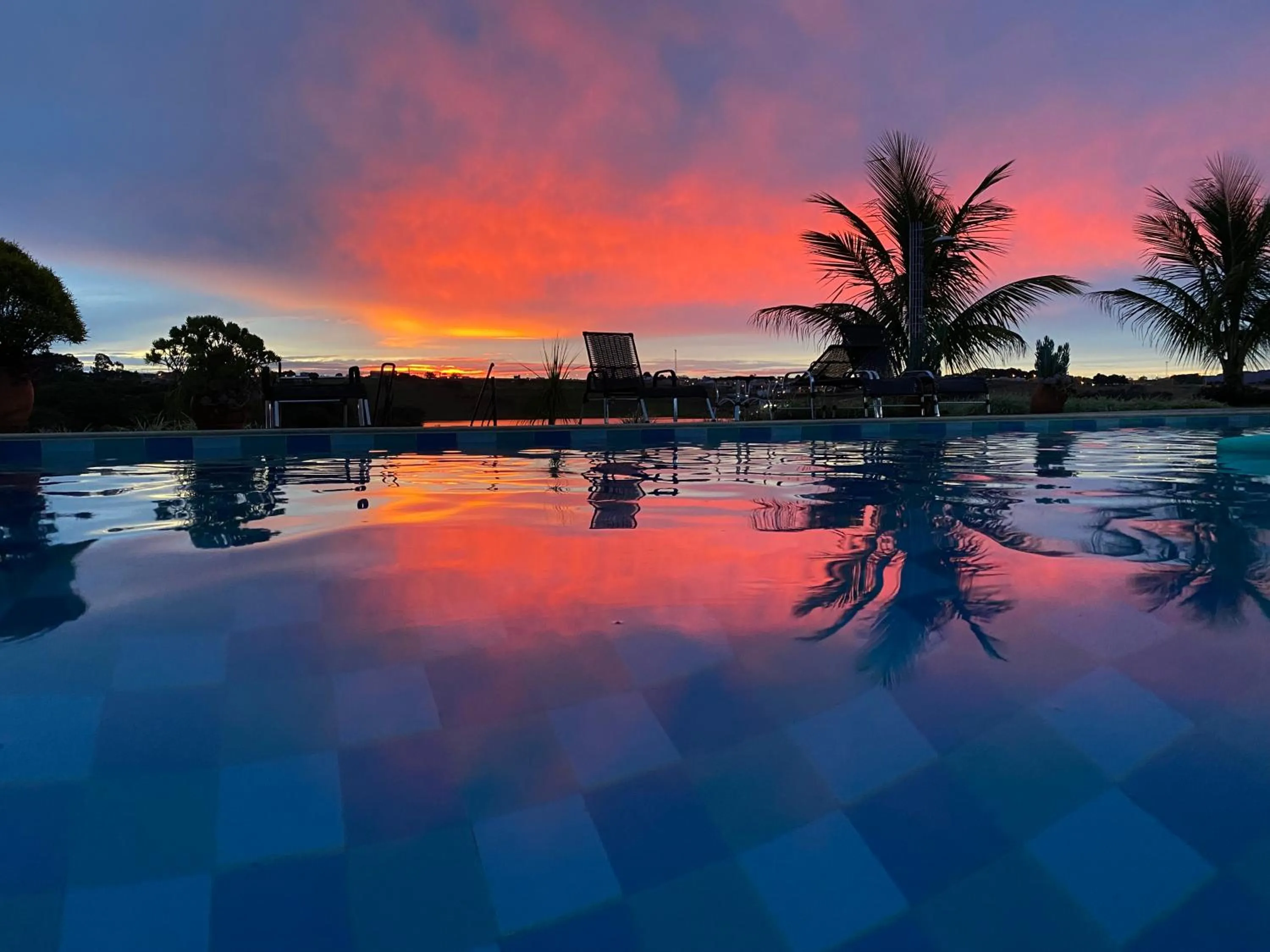 Sunset in Pousada Dona Tereza