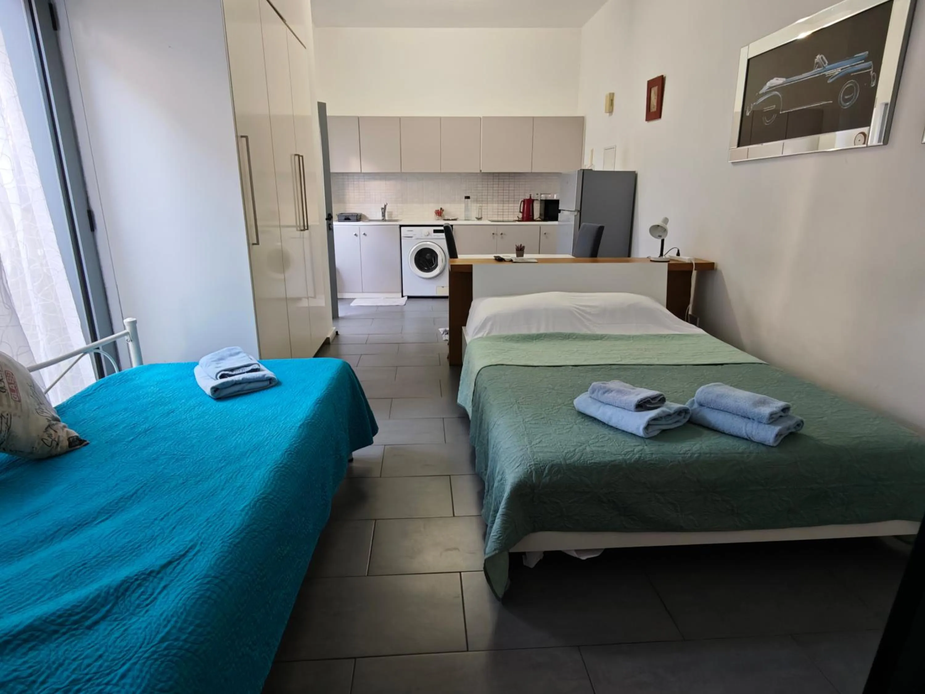 Bed in St. Lazaros Studios