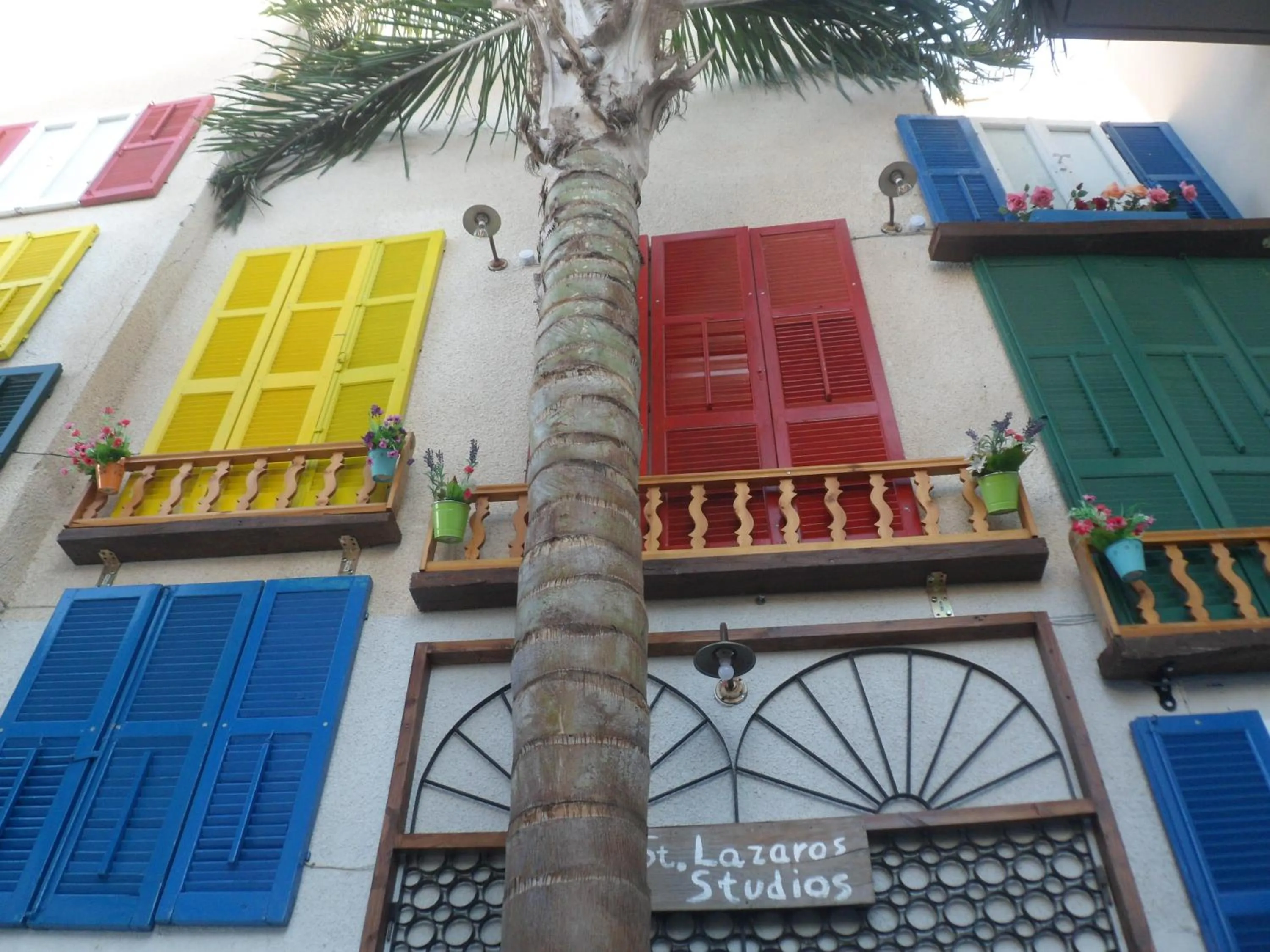 Decorative detail in St. Lazaros Studios