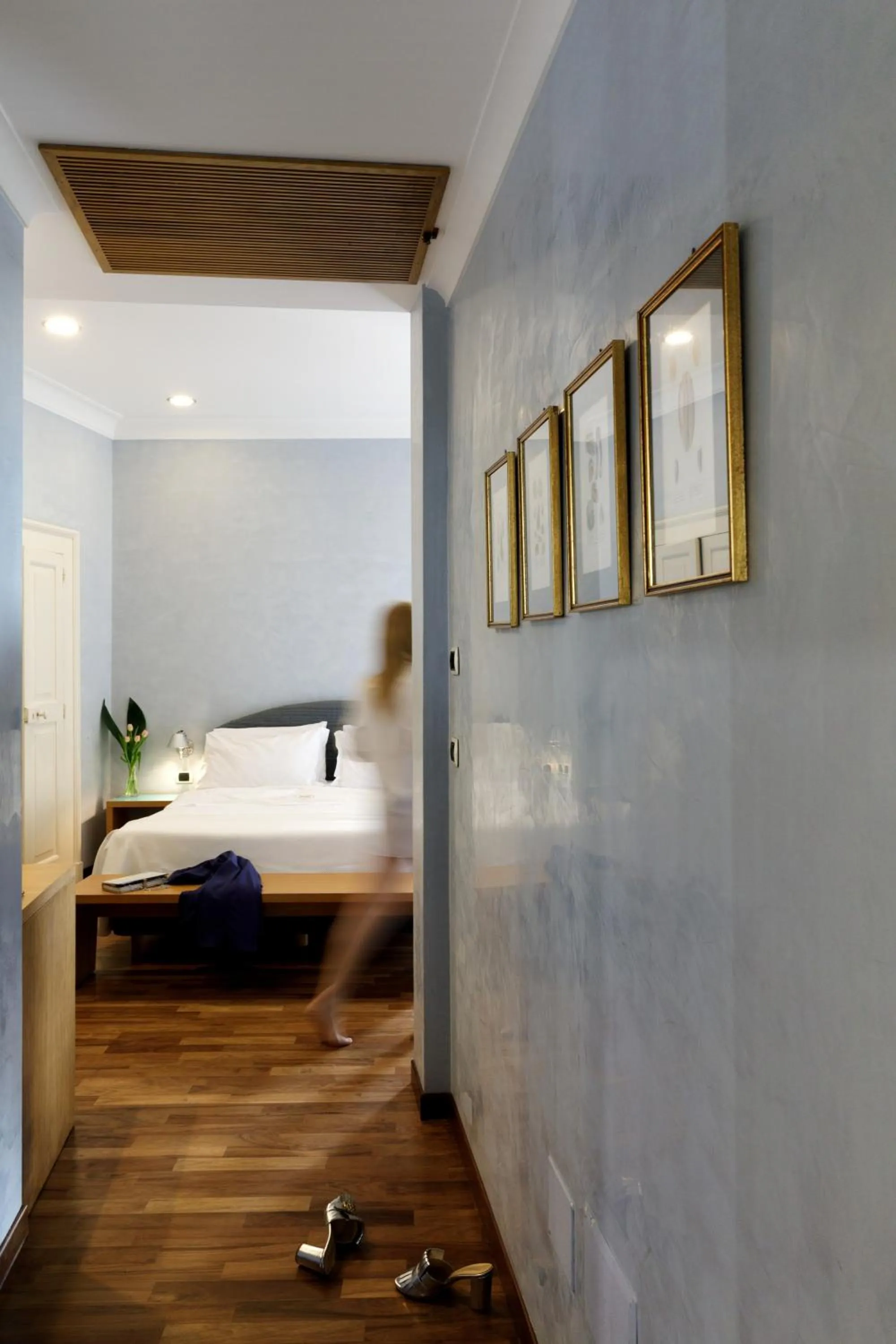 People, Bed in Hotel Palazzo Papaleo