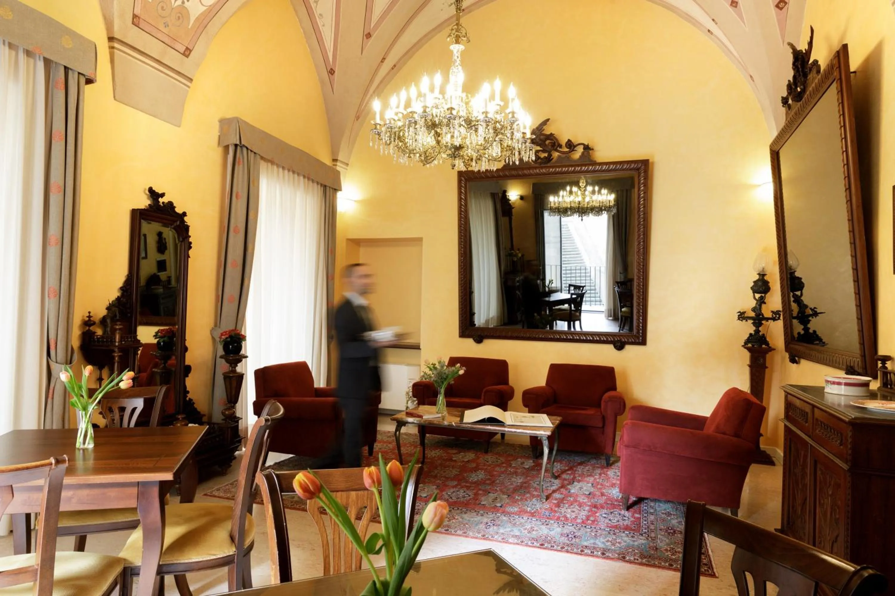 Living room in Hotel Palazzo Papaleo