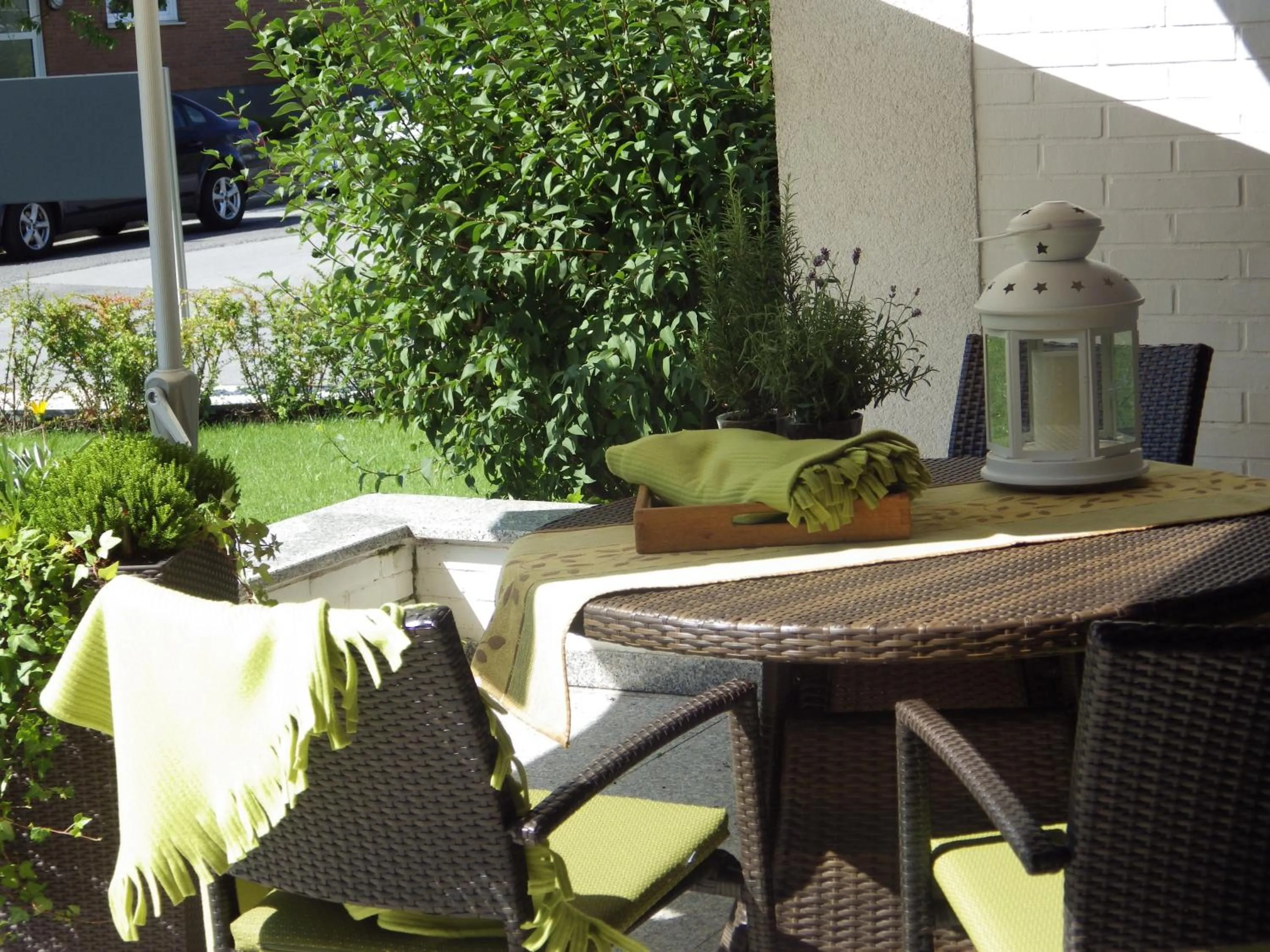 Balcony/Terrace in Pension Haus Heitzig