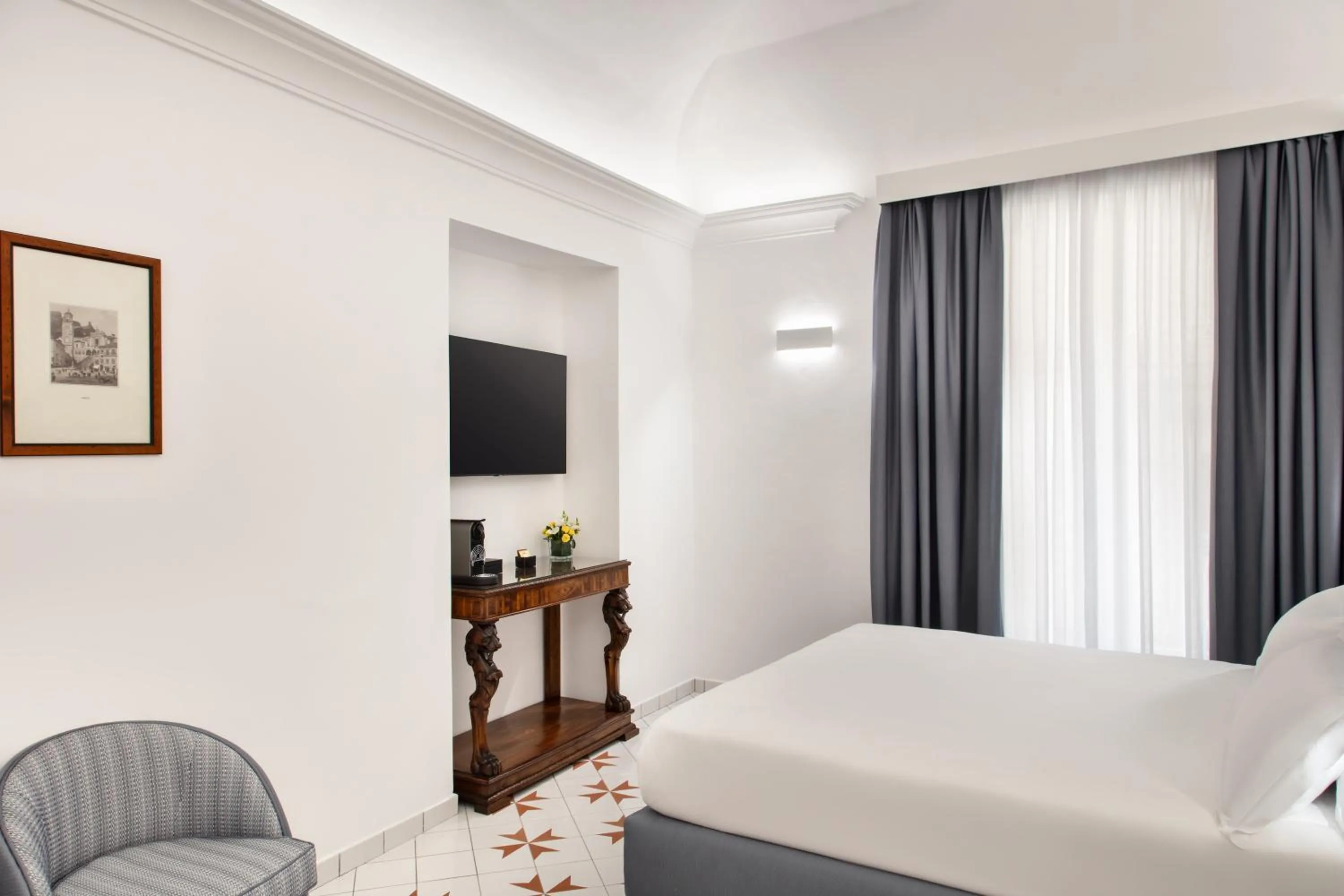 Bed in Hotel Residence