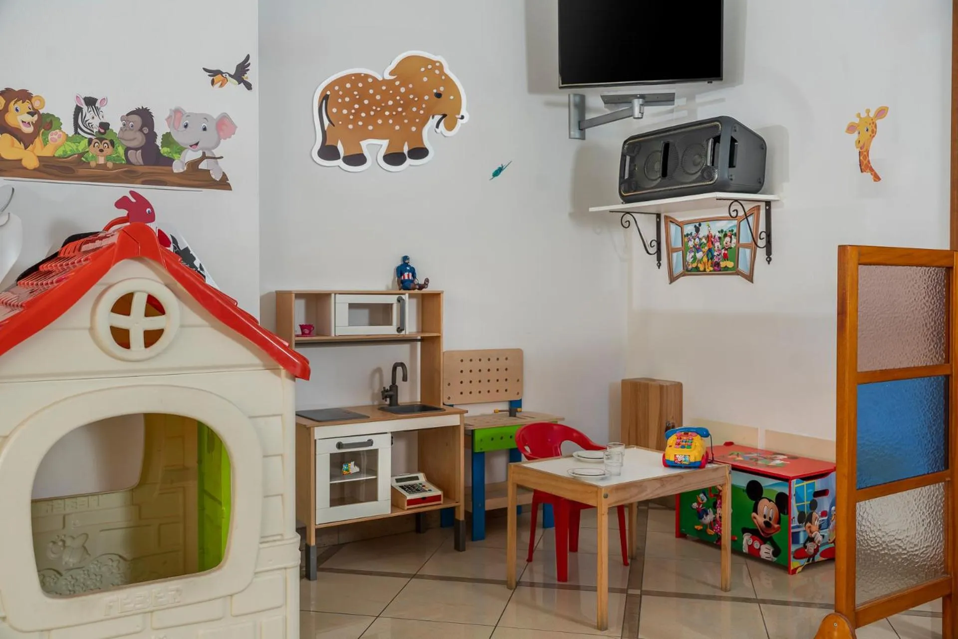 Children play ground in Hotel Lina