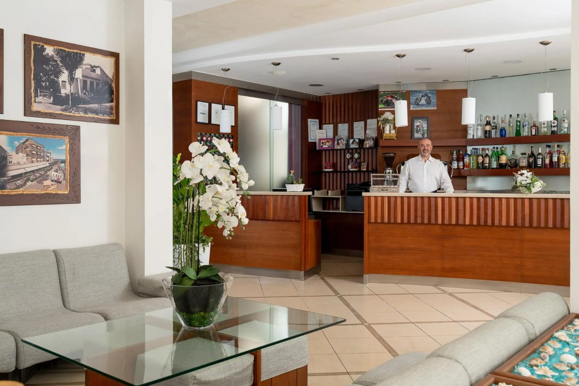 Lounge or bar in Hotel Lina