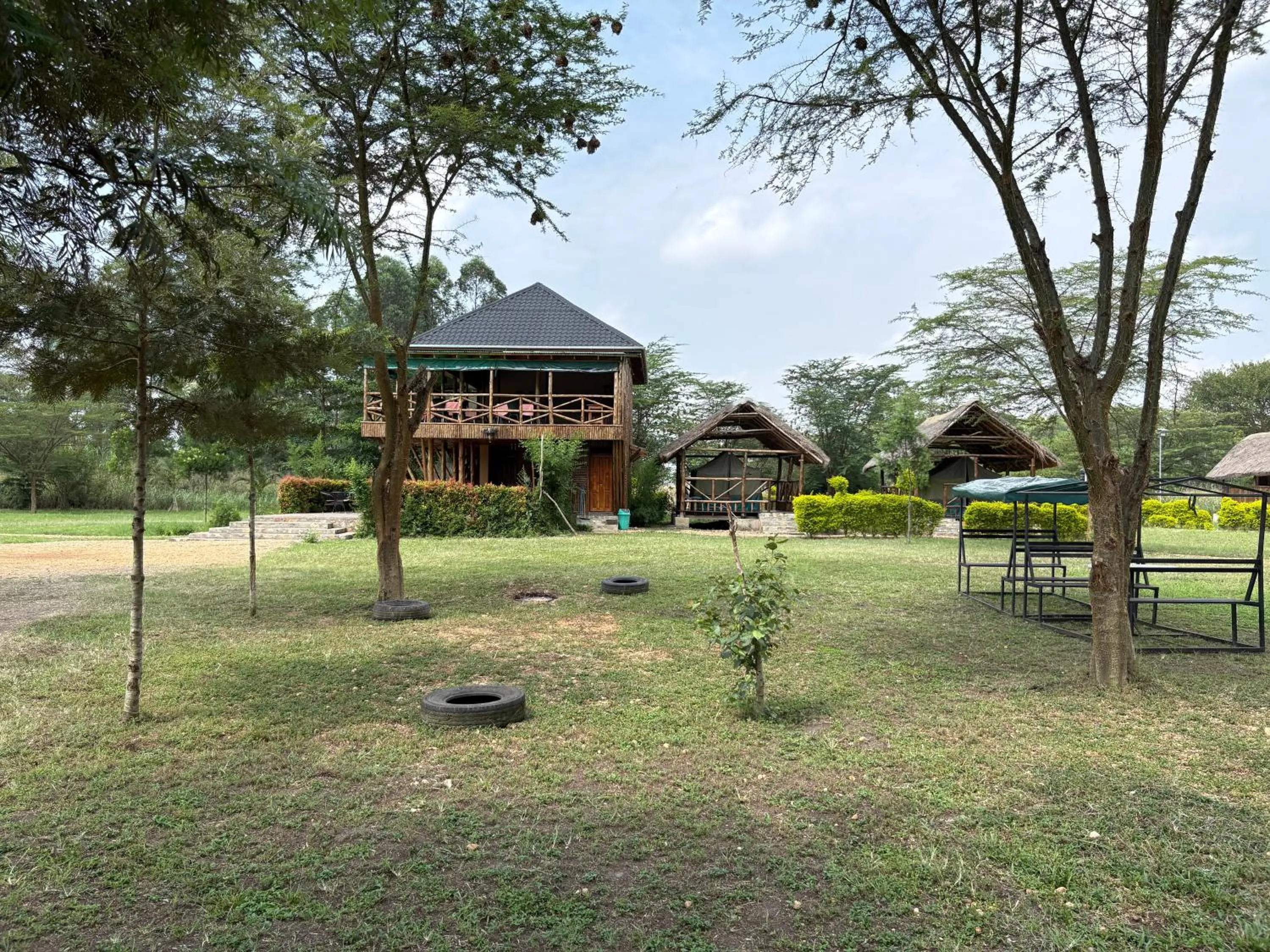 Property building in Ishasha Pride Lodge