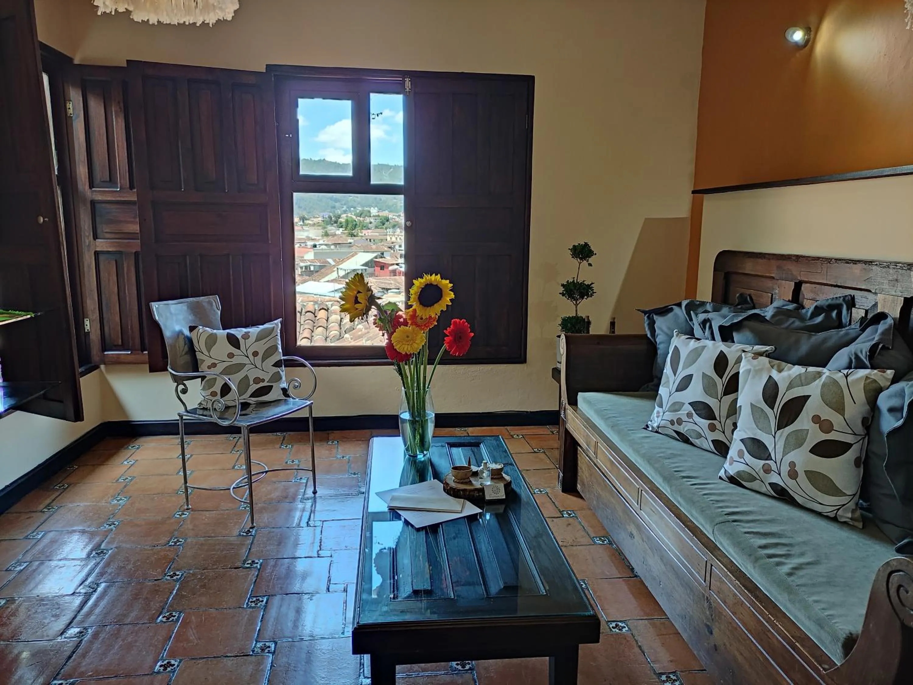 Living room in Santuario Las Escaleras