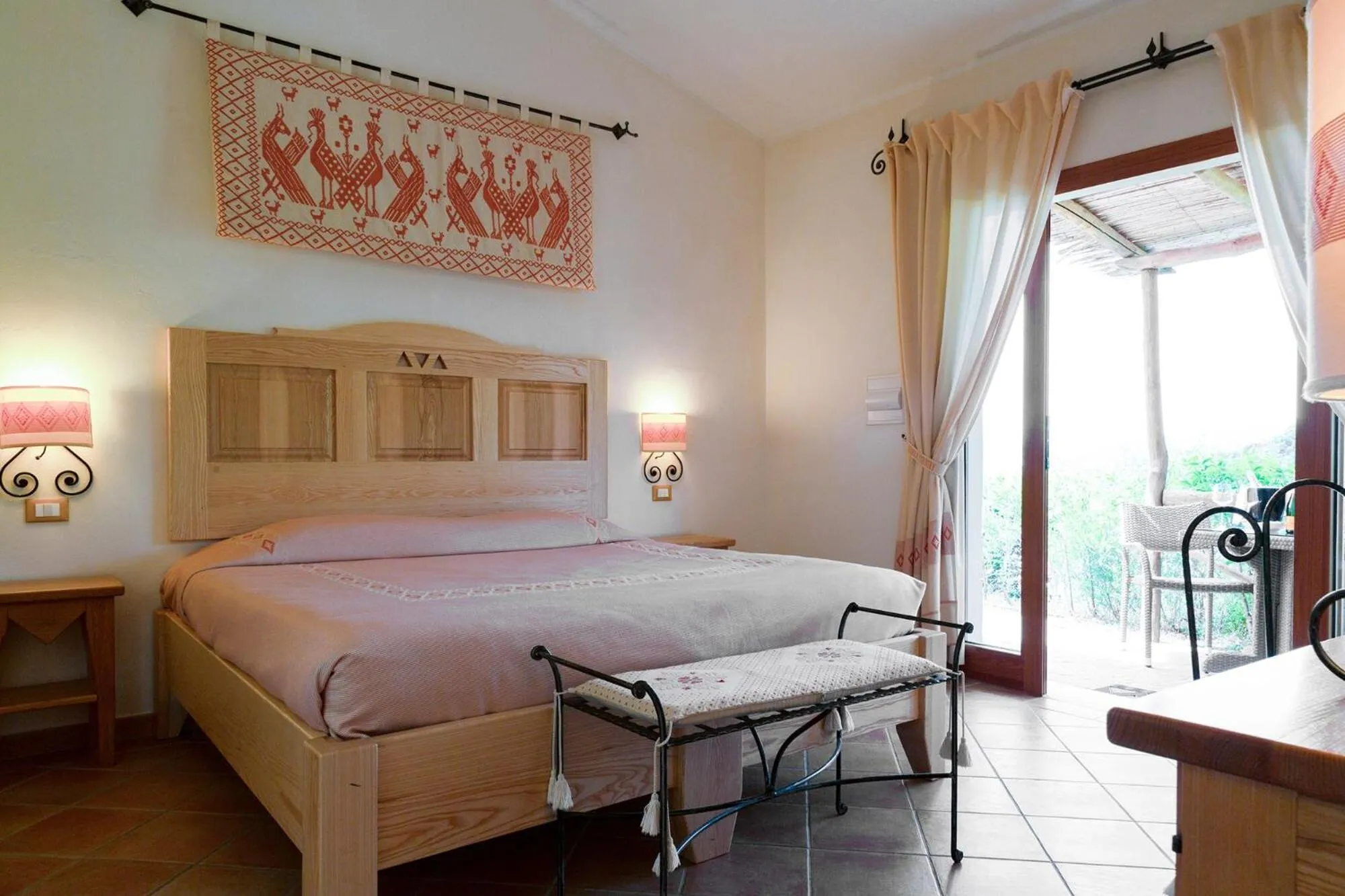 Bed in Hotel Aldiola Country Resort