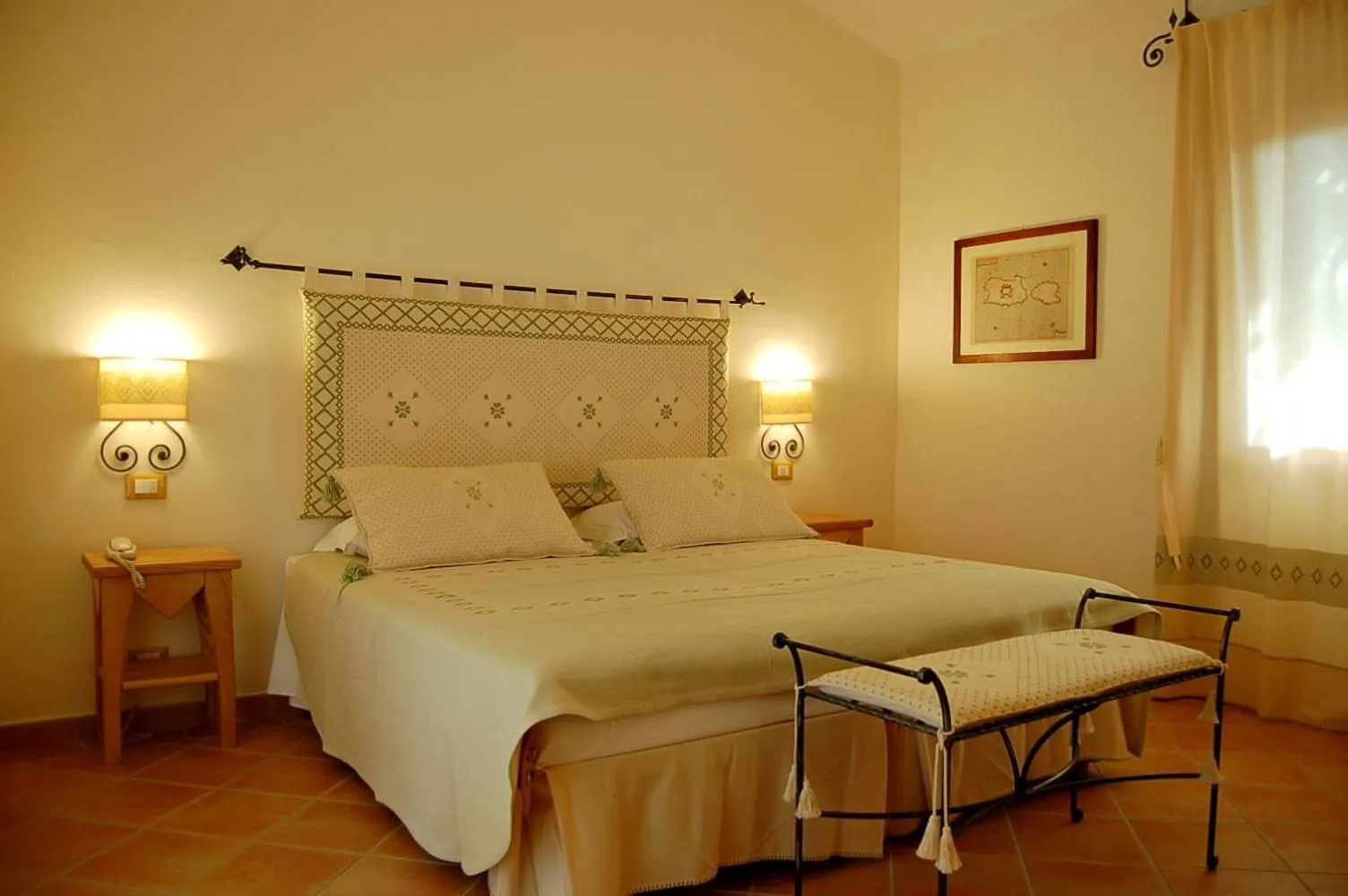 Bed in Hotel Aldiola Country Resort