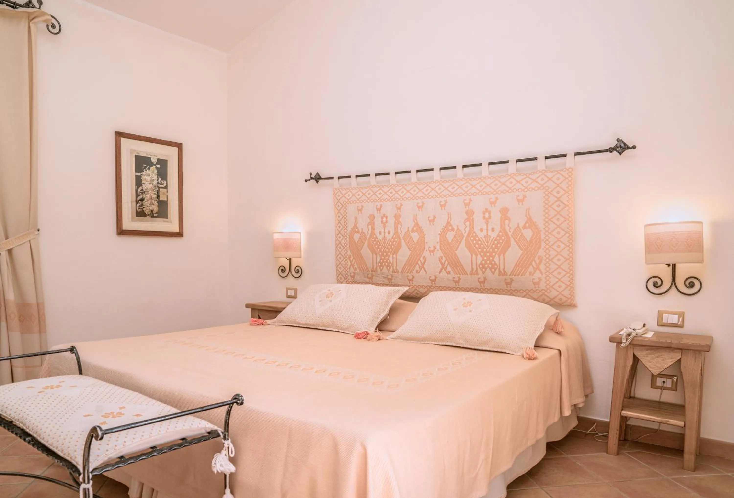 Bed in Hotel Aldiola Country Resort