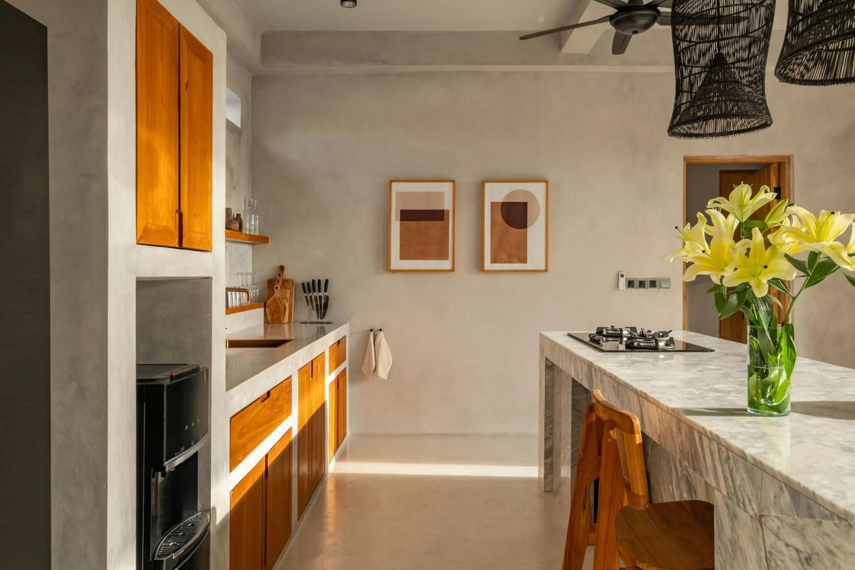 Kitchen or kitchenette in Concrete Retreat Umalas