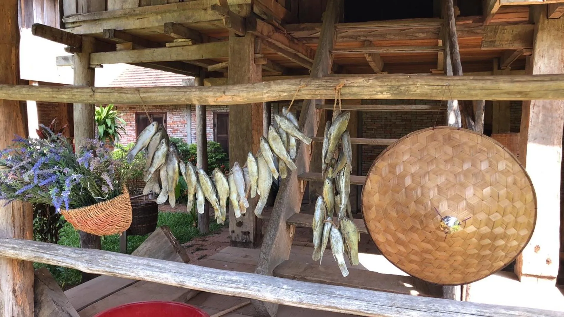 Decorative detail in On The Mekong Resort