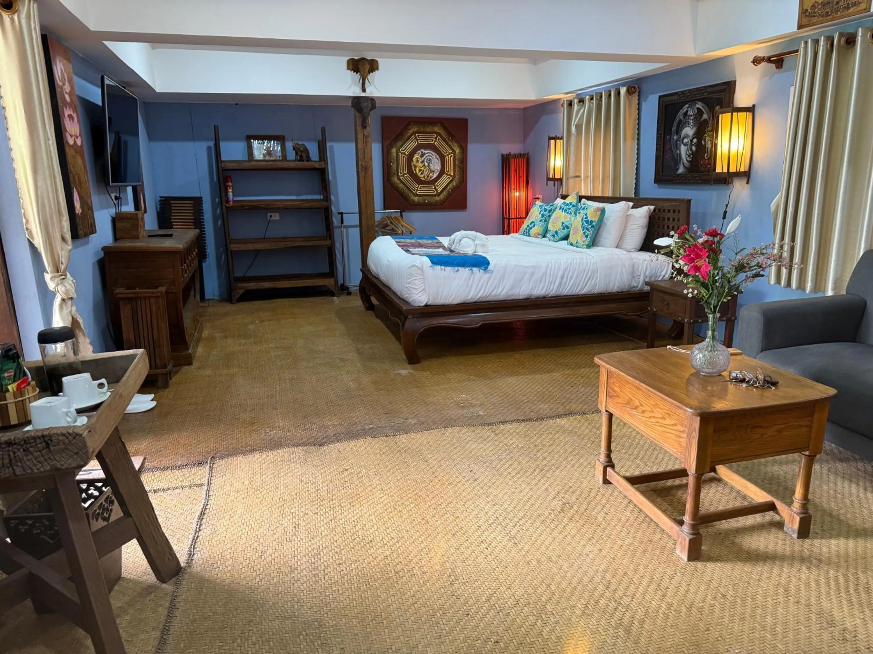 Bedroom, Bed in On The Mekong Resort