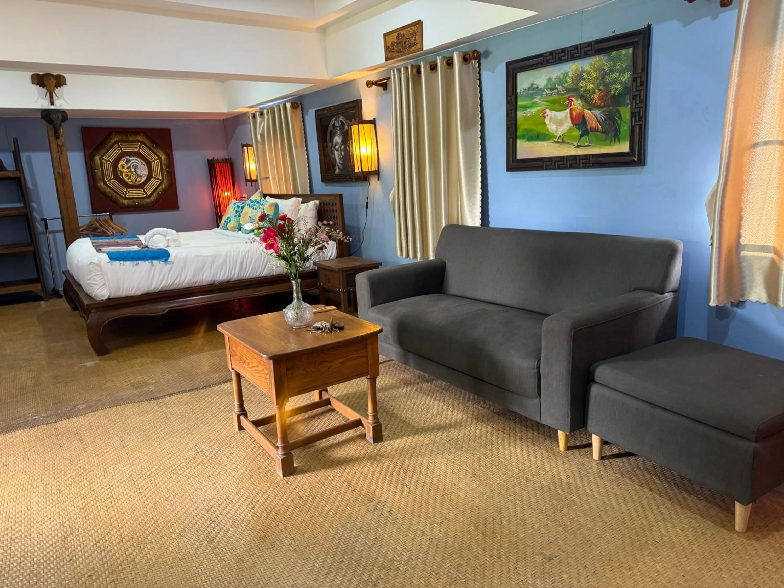 Bed in On The Mekong Resort