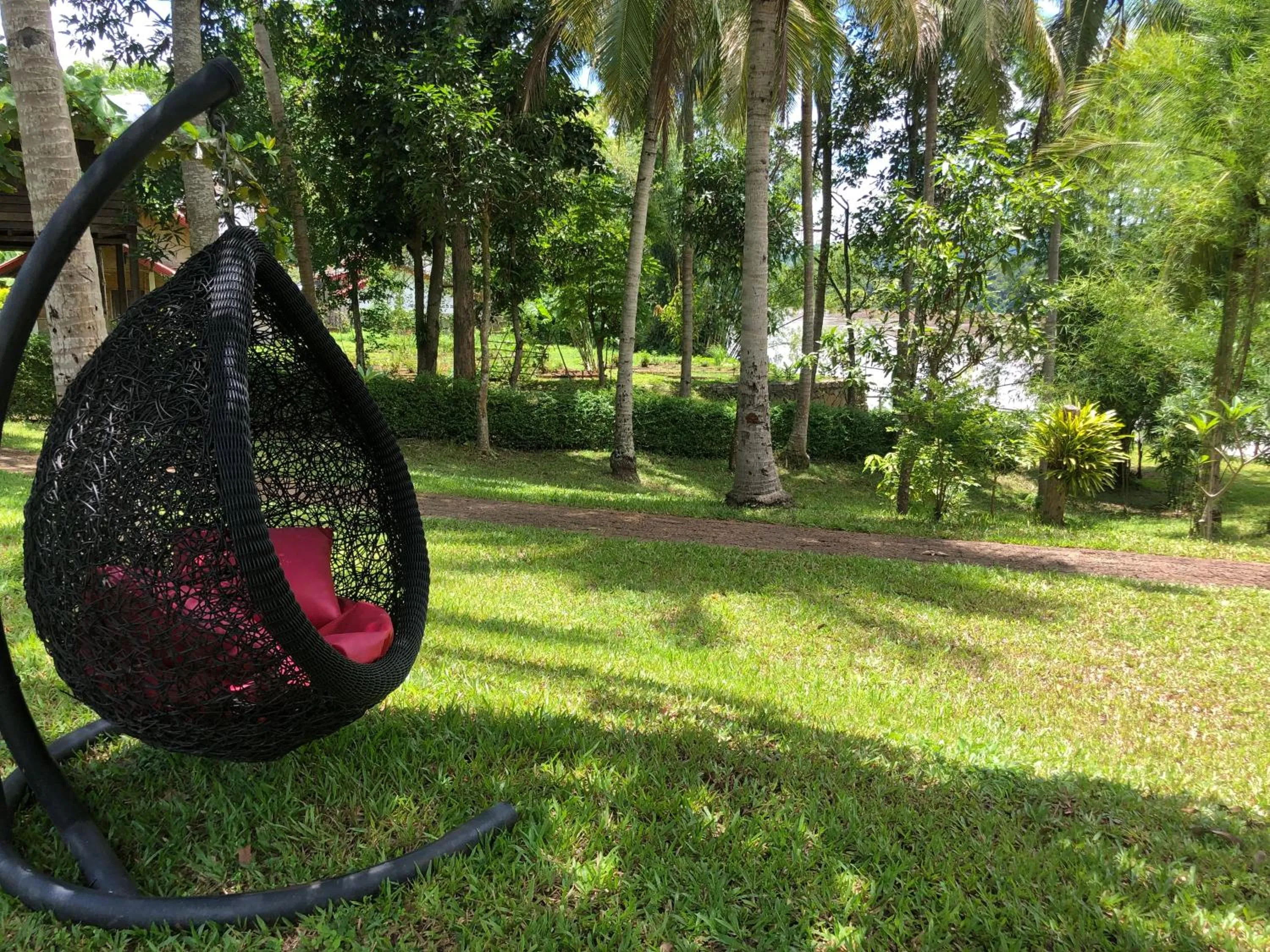 Patio in On The Mekong Resort