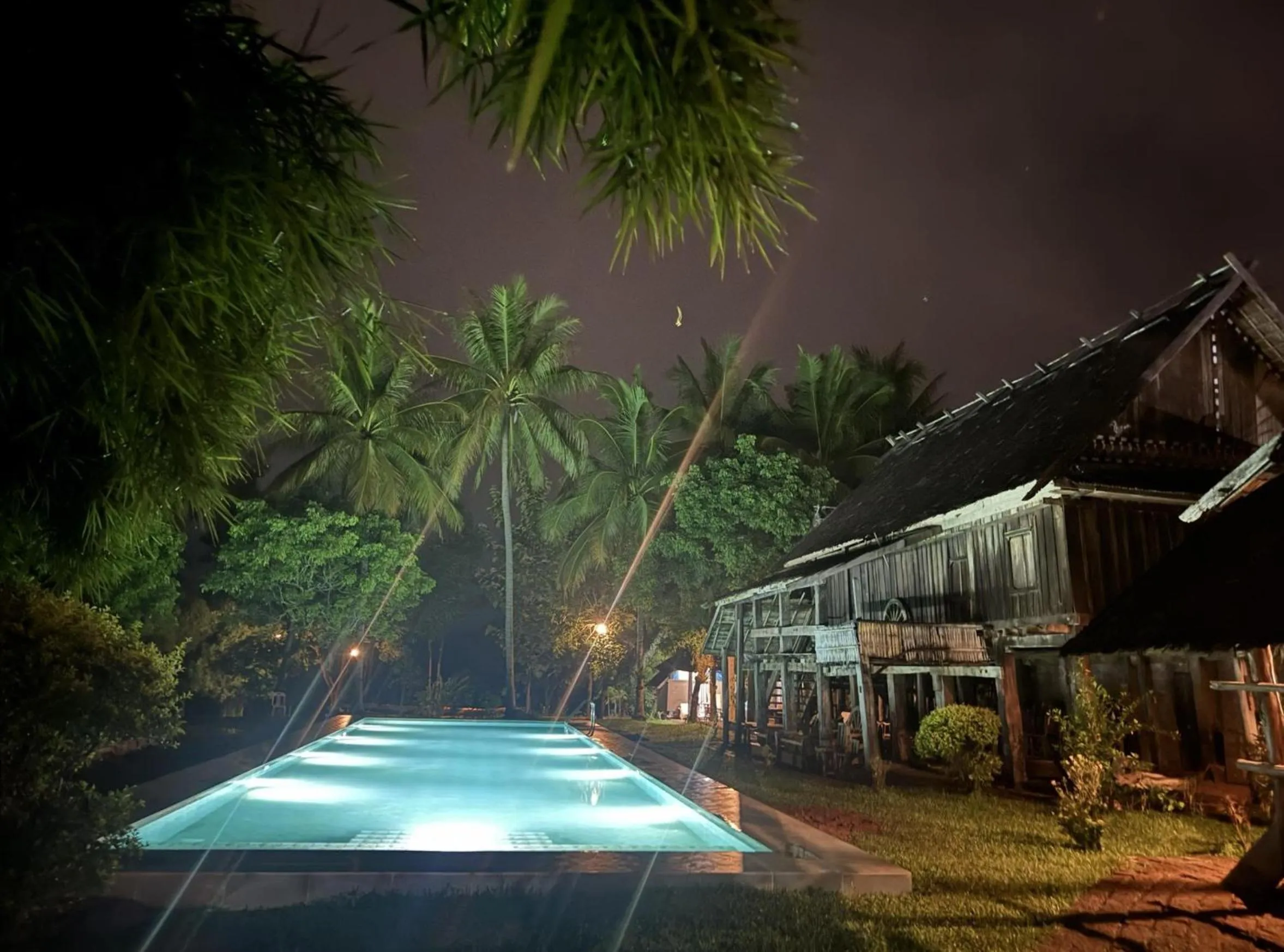 Swimming pool in On The Mekong Resort