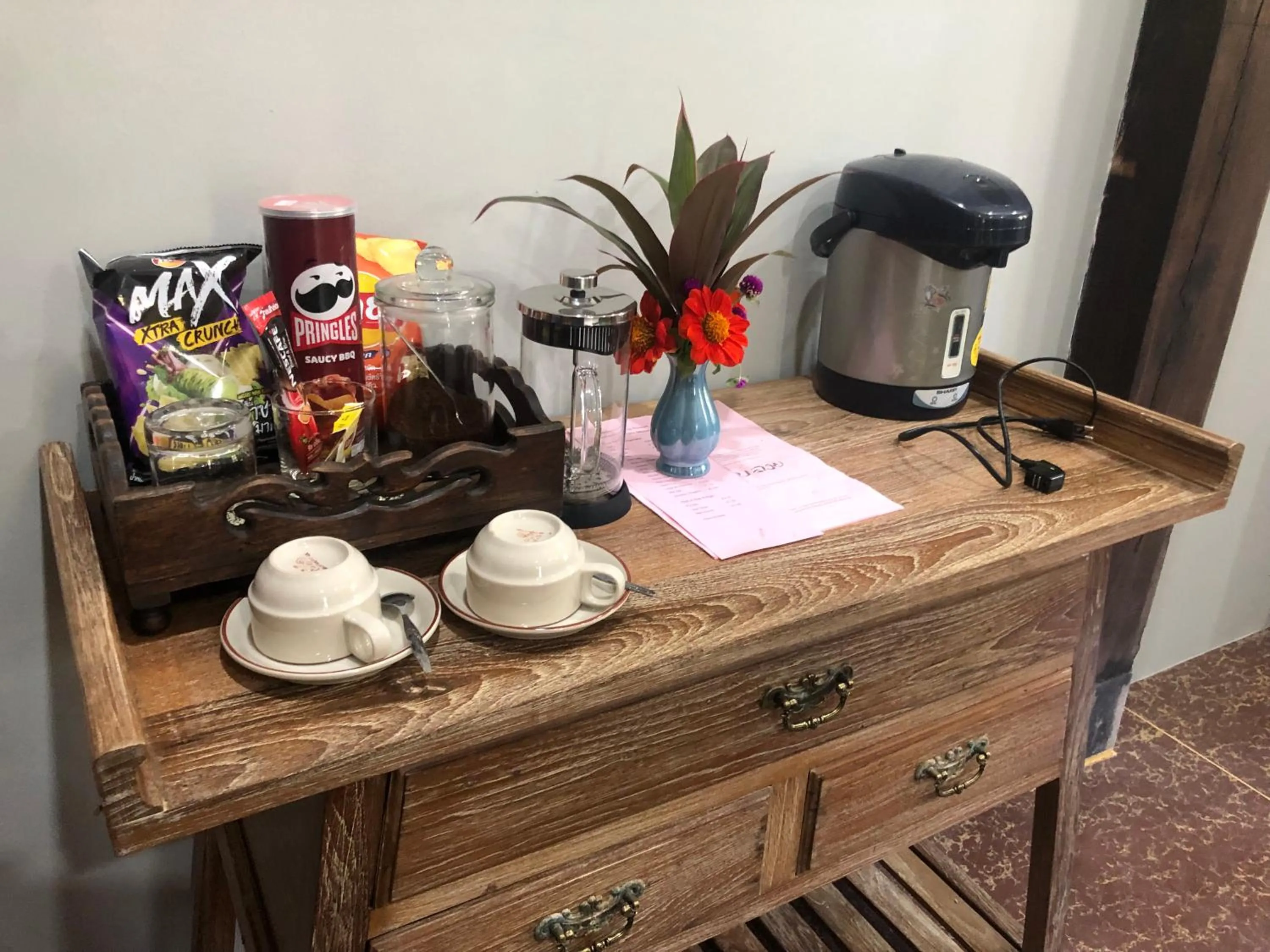 Coffee/tea facilities in On The Mekong Resort