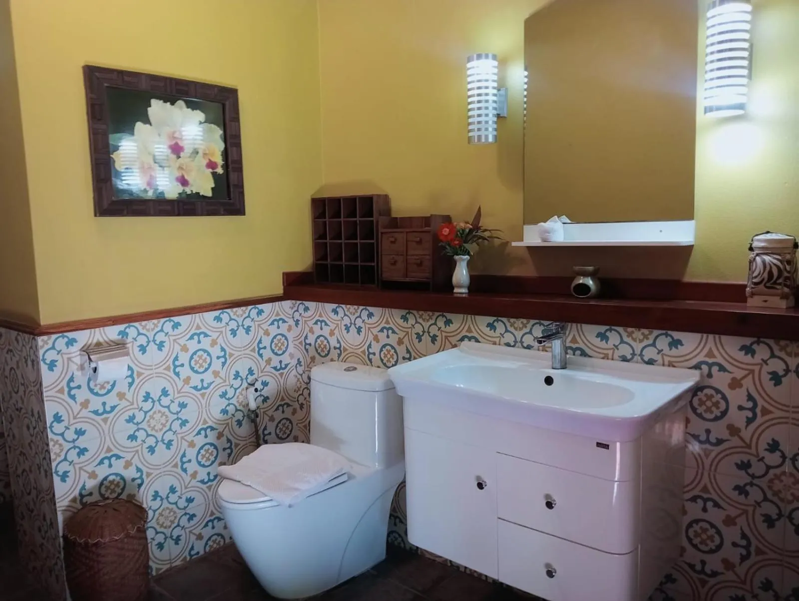 Bathroom in On The Mekong Resort