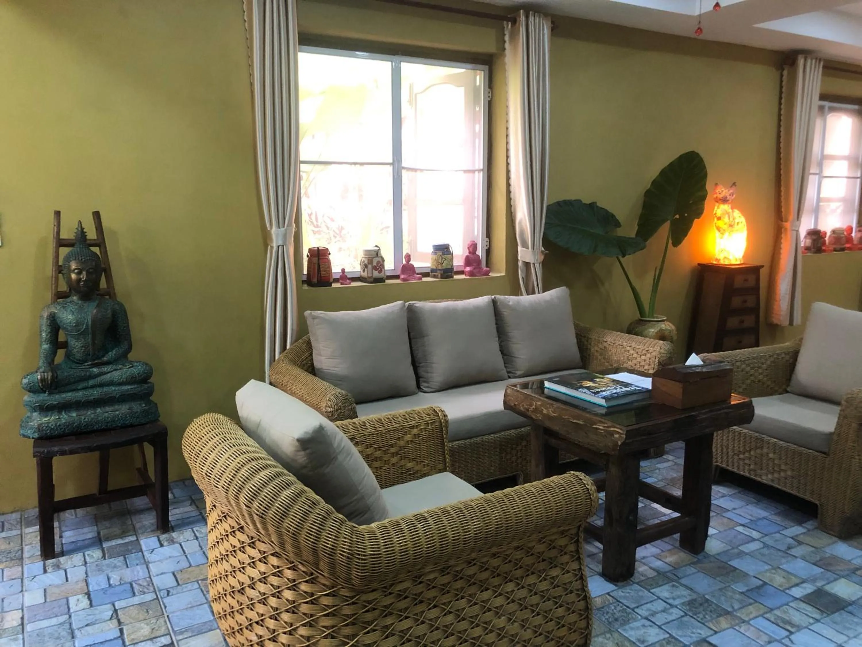 Living room in On The Mekong Resort