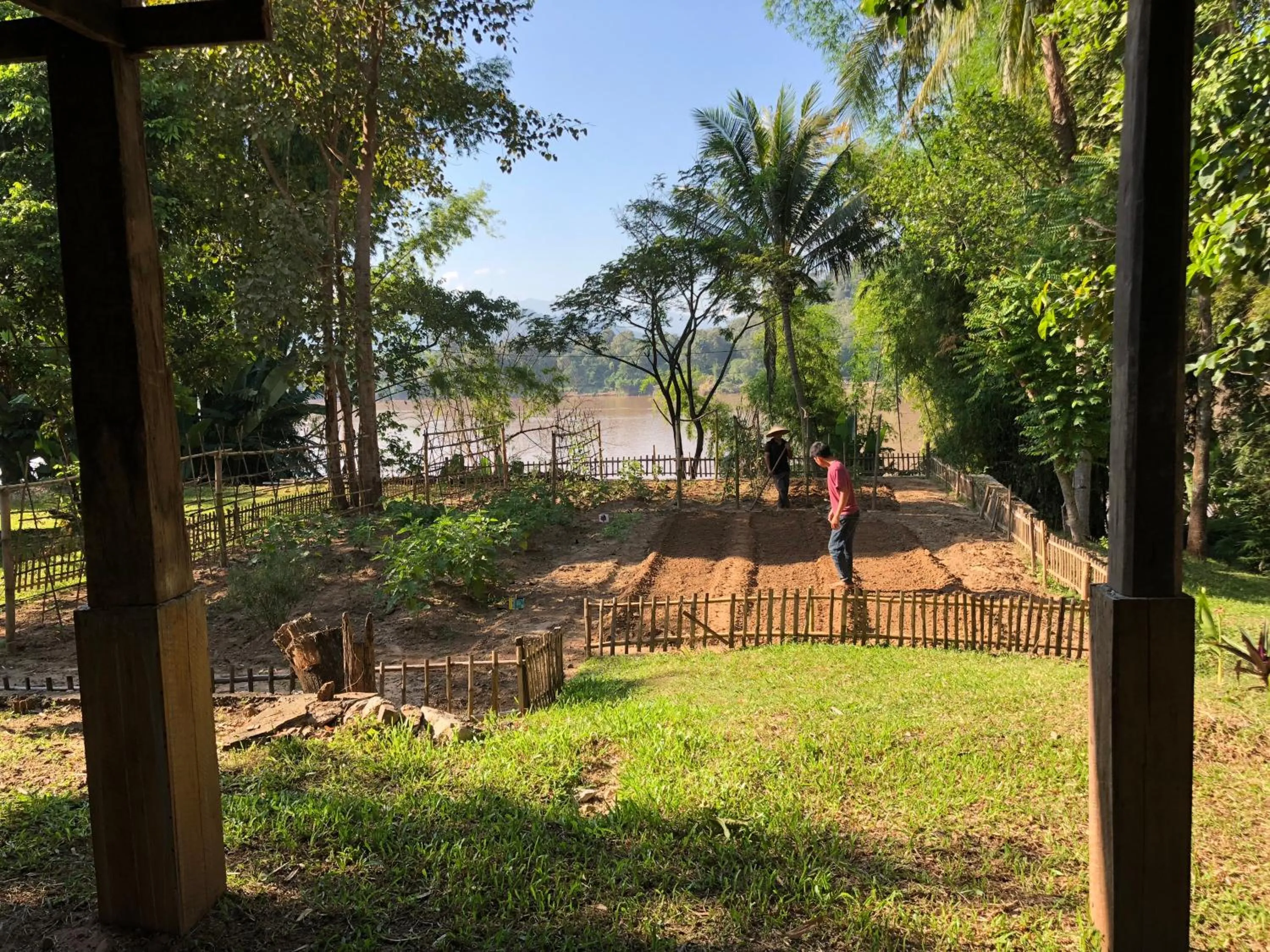 Garden in On The Mekong Resort
